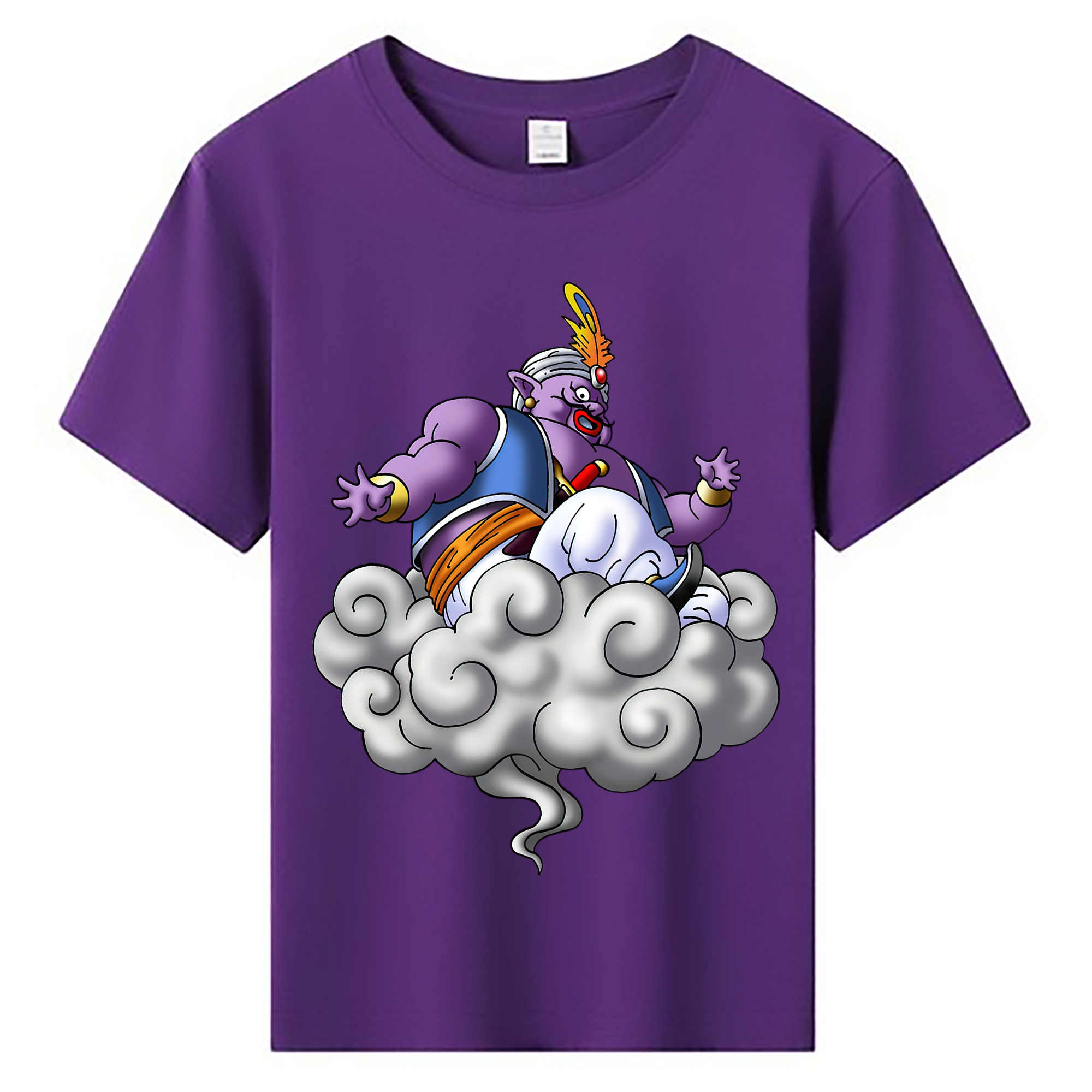 （画像用） ドラゴンクエスト Doragon Kuesuto Dragon Quest 綿100％キッズTシャツ（フロントプリント）