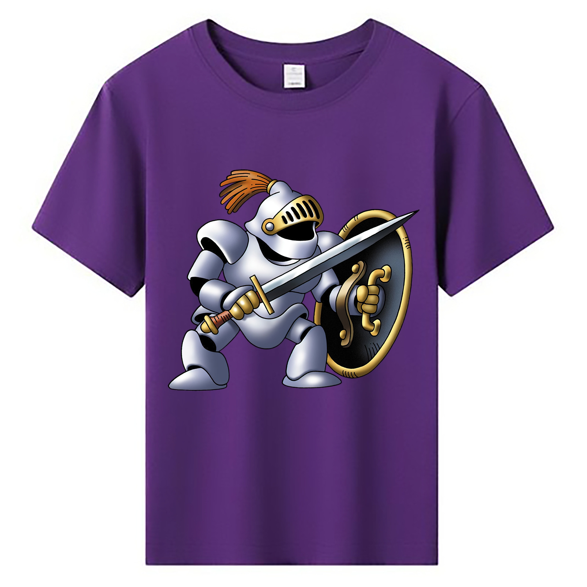 （画像用） ドラゴンクエスト Doragon Kuesuto Dragon Quest 綿100％キッズTシャツ（フロントプリント）