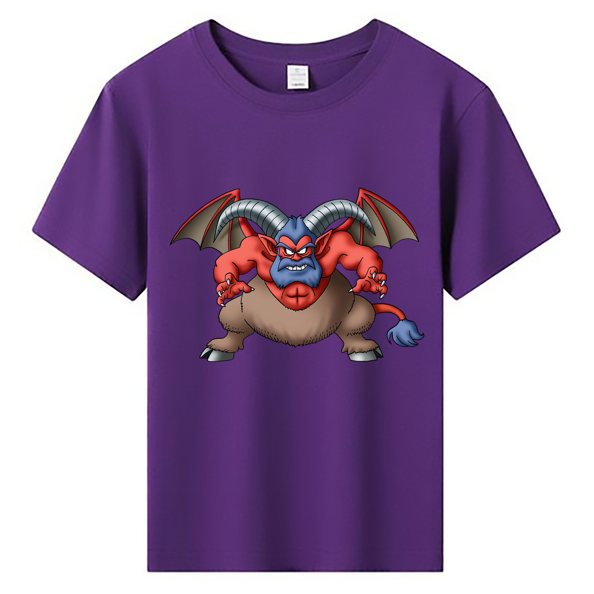 （画像用） ドラゴンクエスト Doragon Kuesuto Dragon Quest 綿100％キッズTシャツ（フロントプリント）