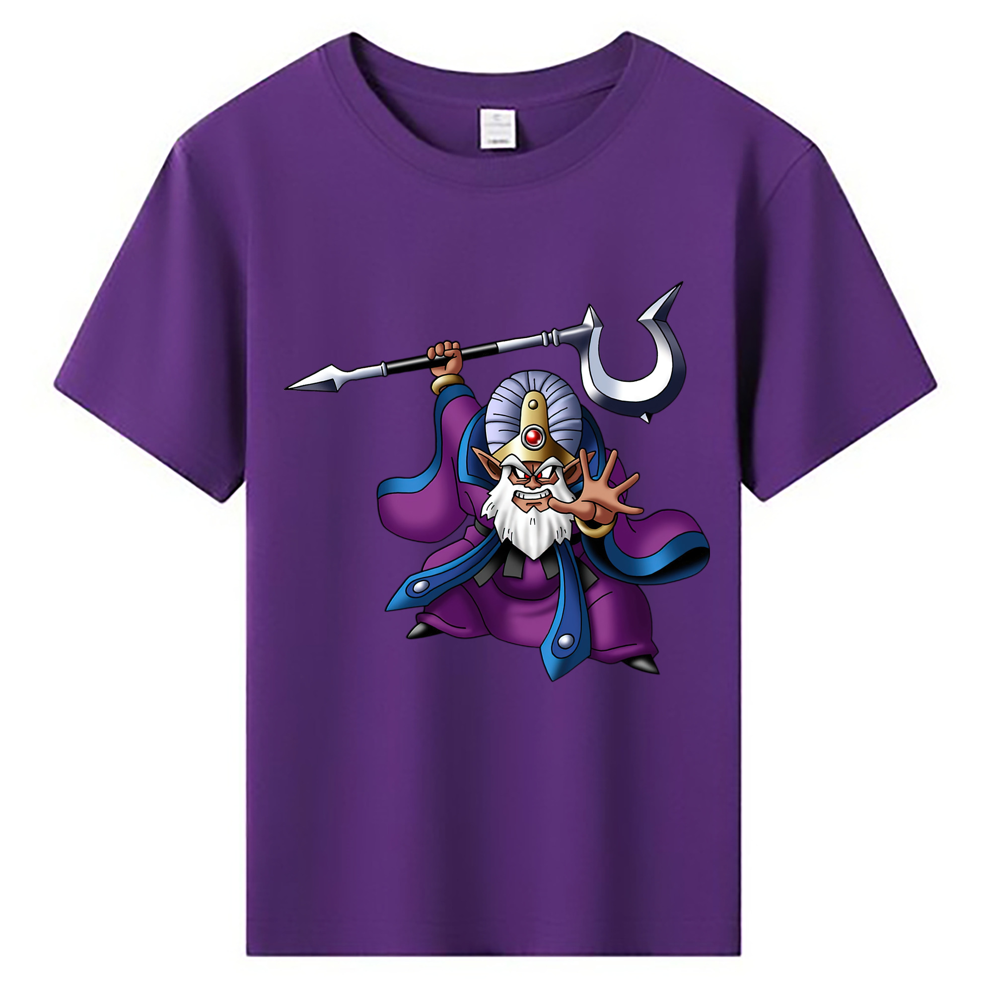 （画像用） ドラゴンクエスト Doragon Kuesuto Dragon Quest 綿100％キッズTシャツ（フロントプリント）