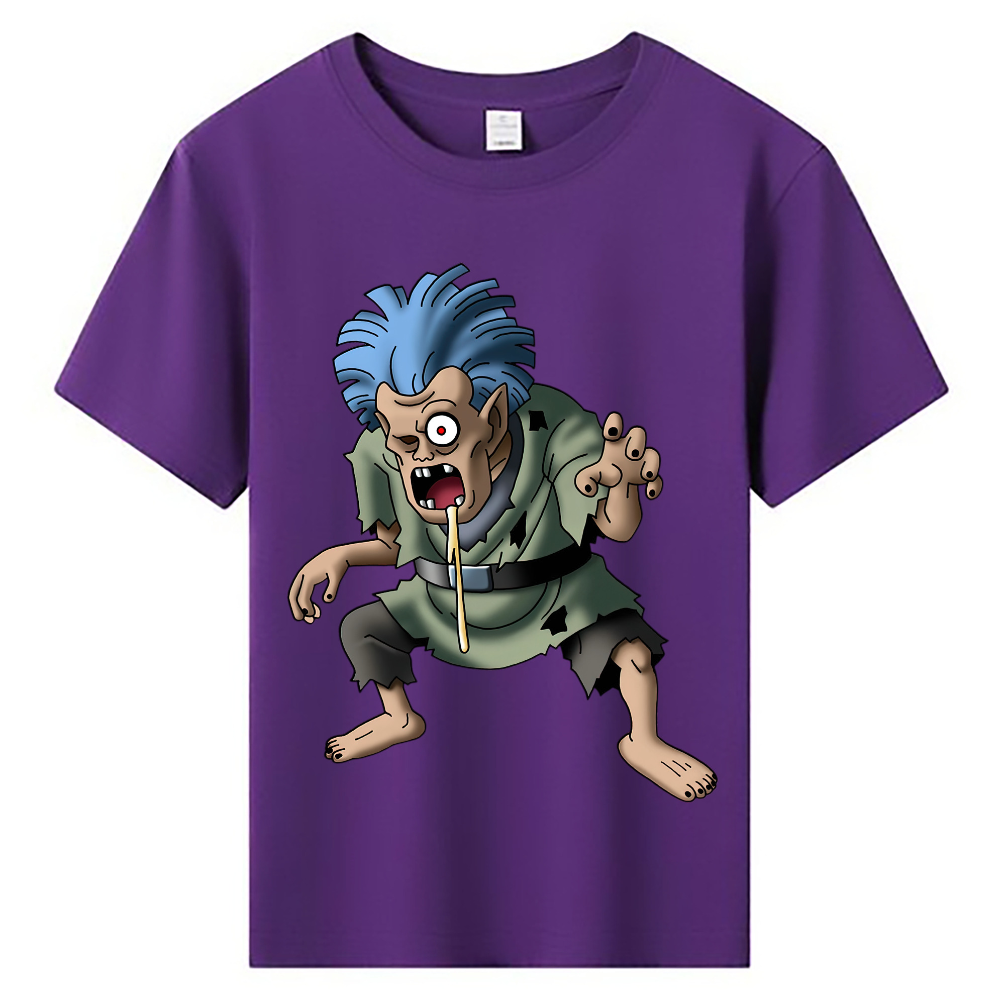 （画像用） ドラゴンクエスト Doragon Kuesuto Dragon Quest 綿100％キッズTシャツ（フロントプリント）