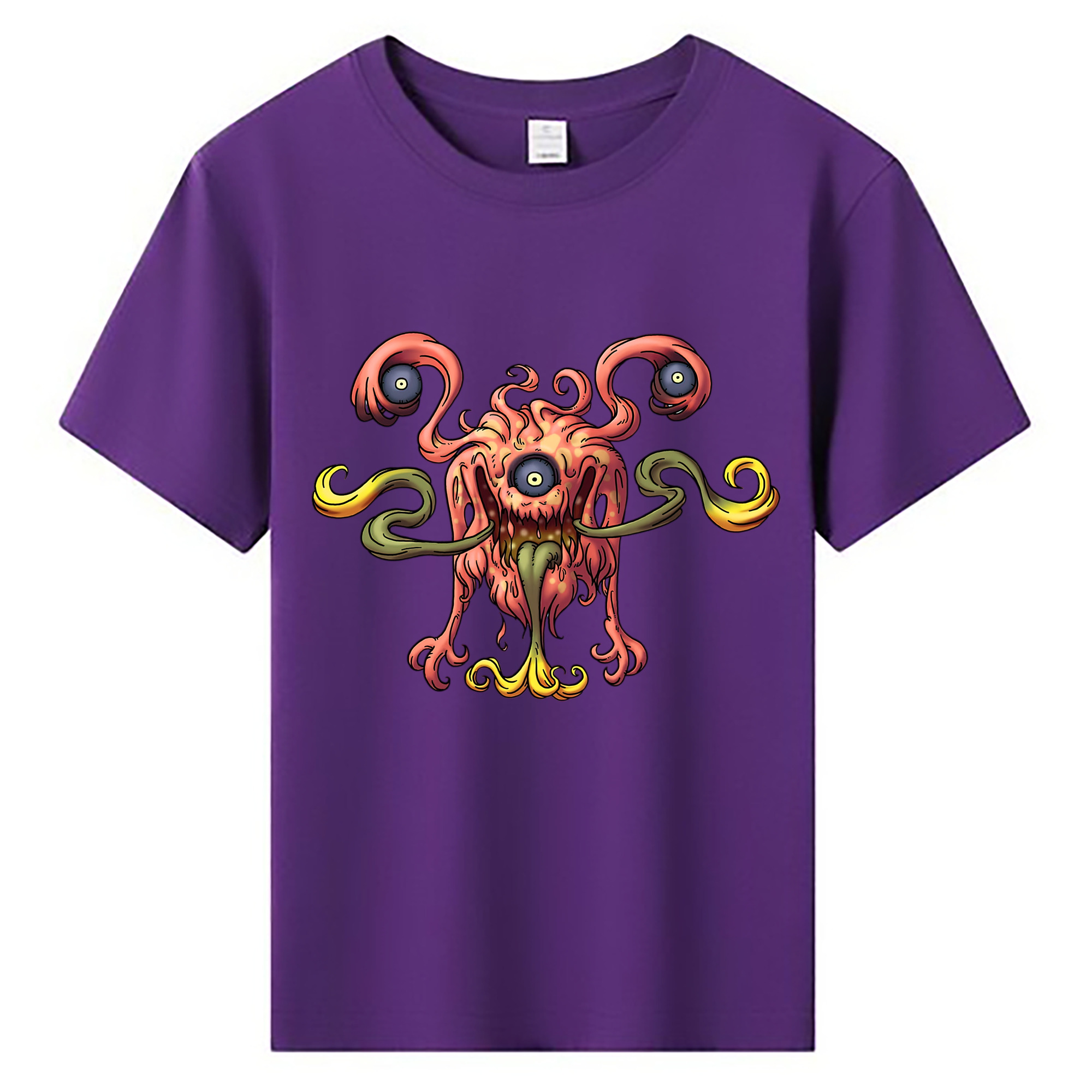 （画像用） ドラゴンクエスト Doragon Kuesuto Dragon Quest 綿100％キッズTシャツ（フロントプリント）