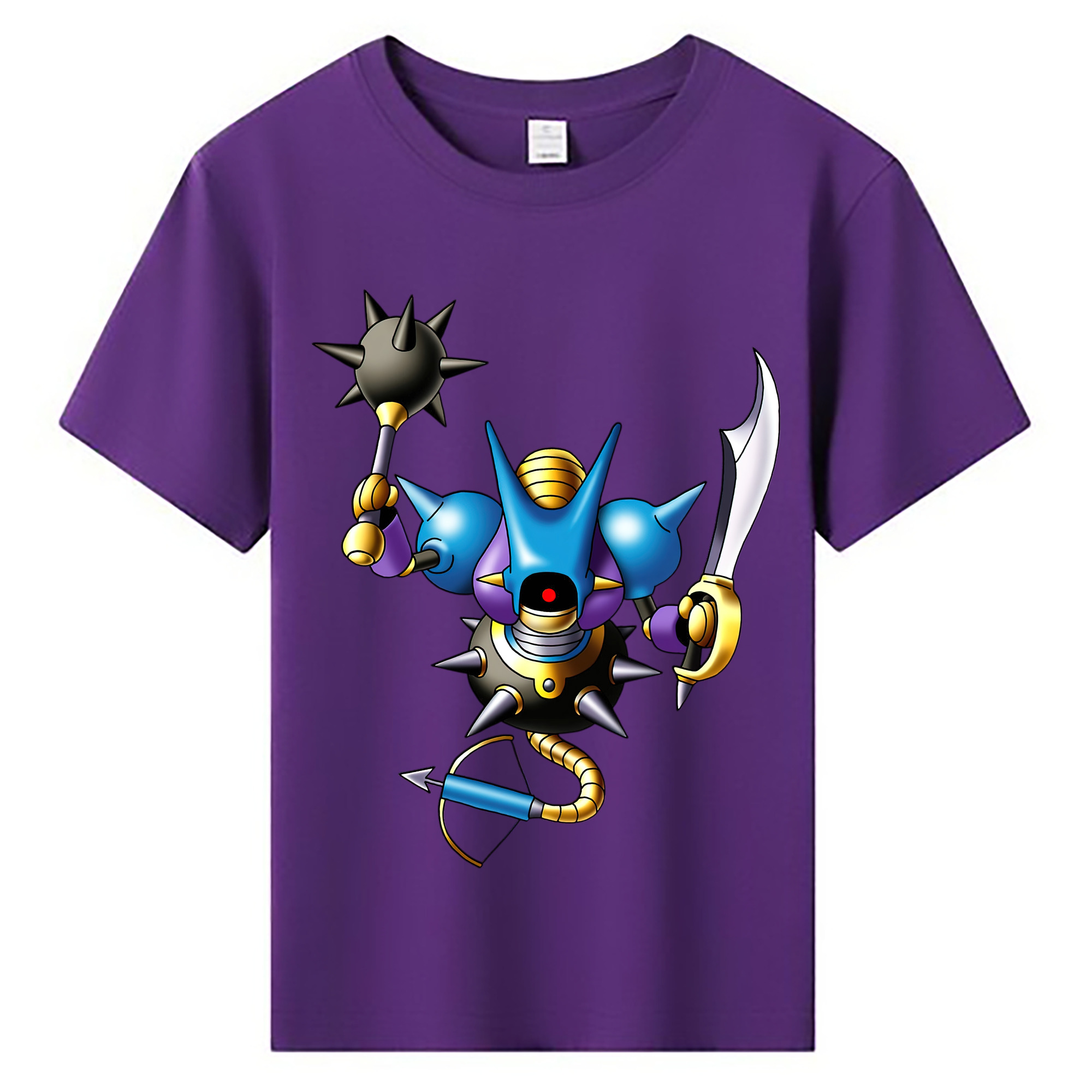 （画像用） ドラゴンクエスト Doragon Kuesuto Dragon Quest 綿100％キッズTシャツ（フロントプリント）