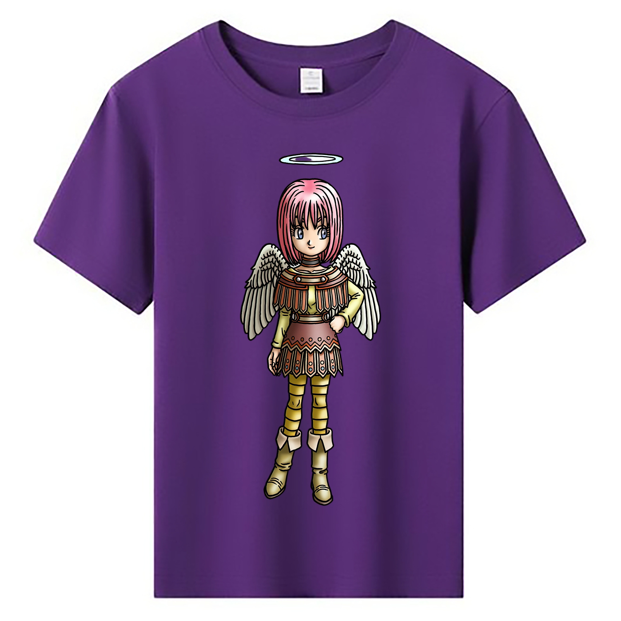 （画像用） ドラゴンクエスト Doragon Kuesuto Dragon Quest 綿100％キッズTシャツ（フロントプリント）