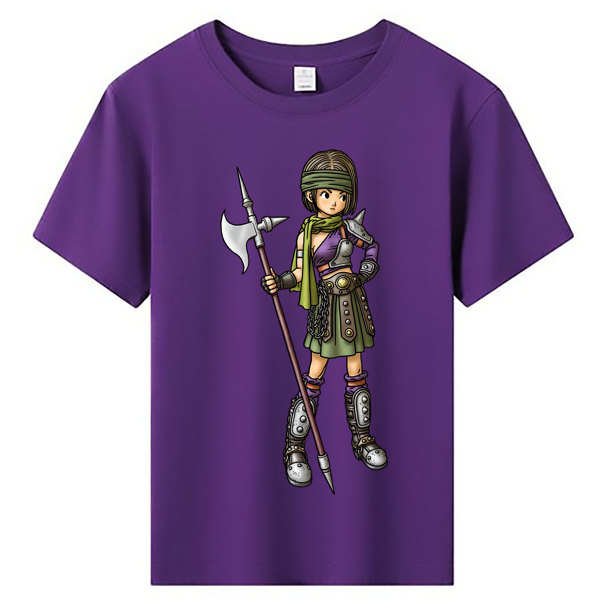 （画像用） ドラゴンクエスト Doragon Kuesuto Dragon Quest 綿100％キッズTシャツ（フロントプリント）