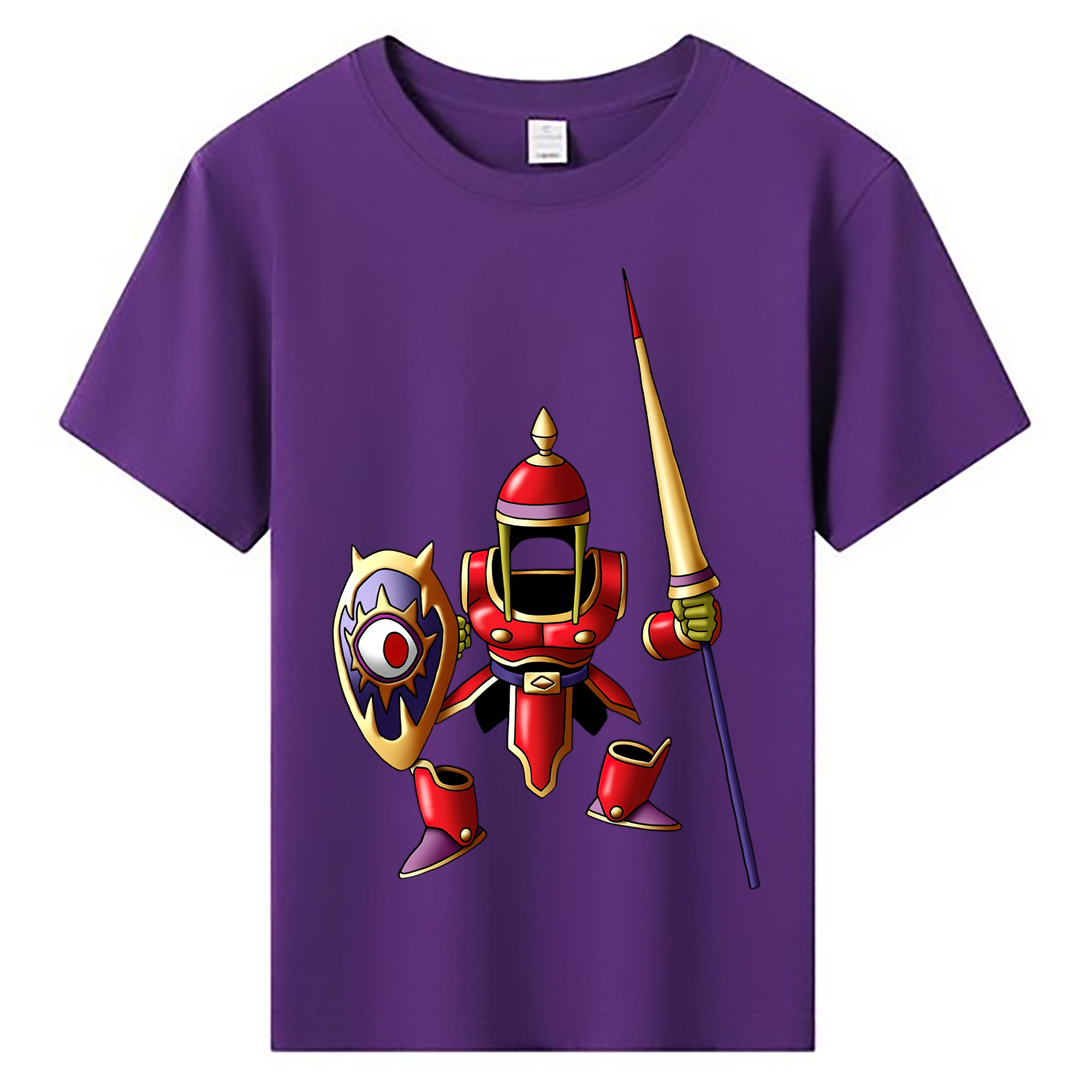 （画像用） ドラゴンクエスト Doragon Kuesuto Dragon Quest 綿100％キッズTシャツ（フロントプリント）