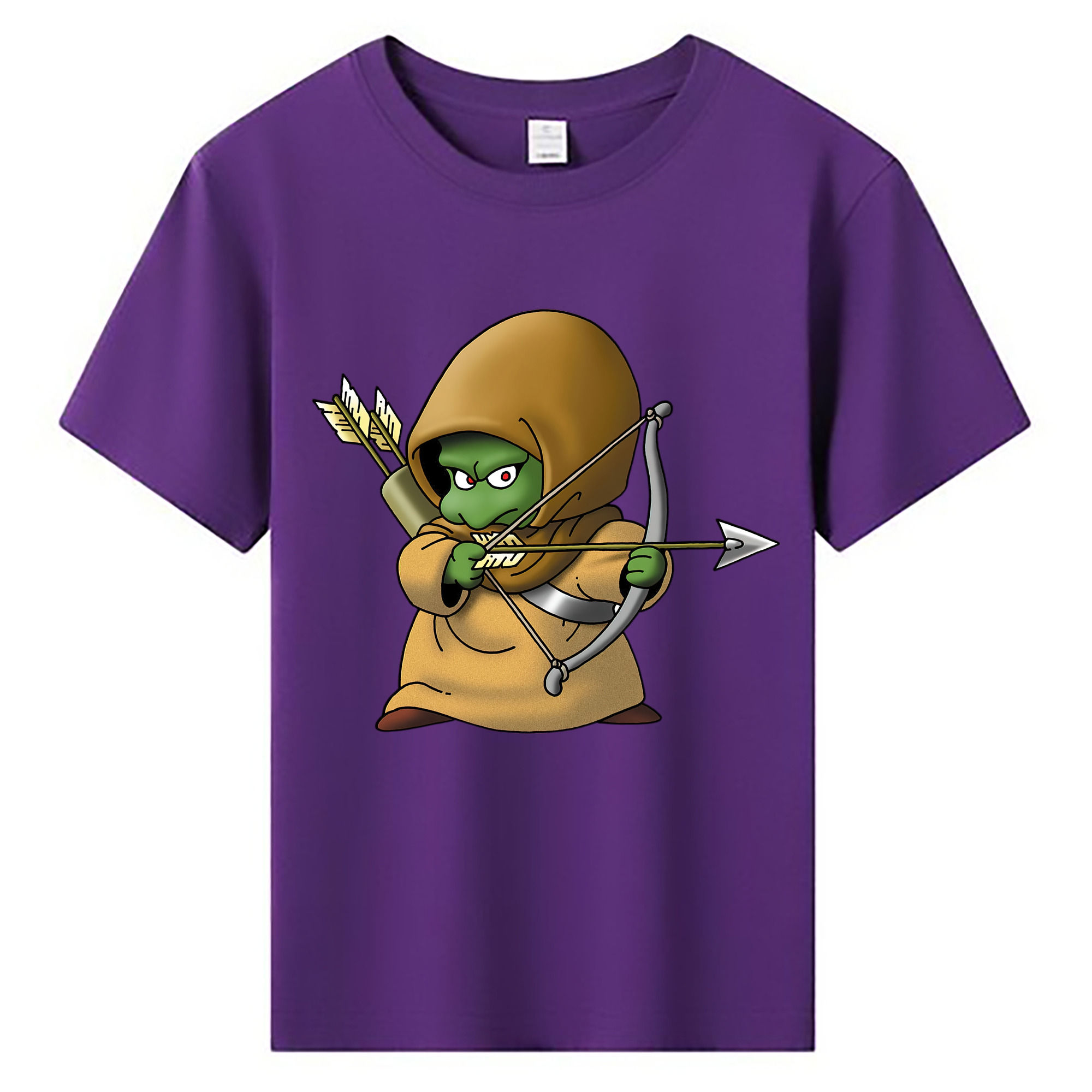 （画像用） ドラゴンクエスト Doragon Kuesuto Dragon Quest 綿100％キッズTシャツ（フロントプリント）