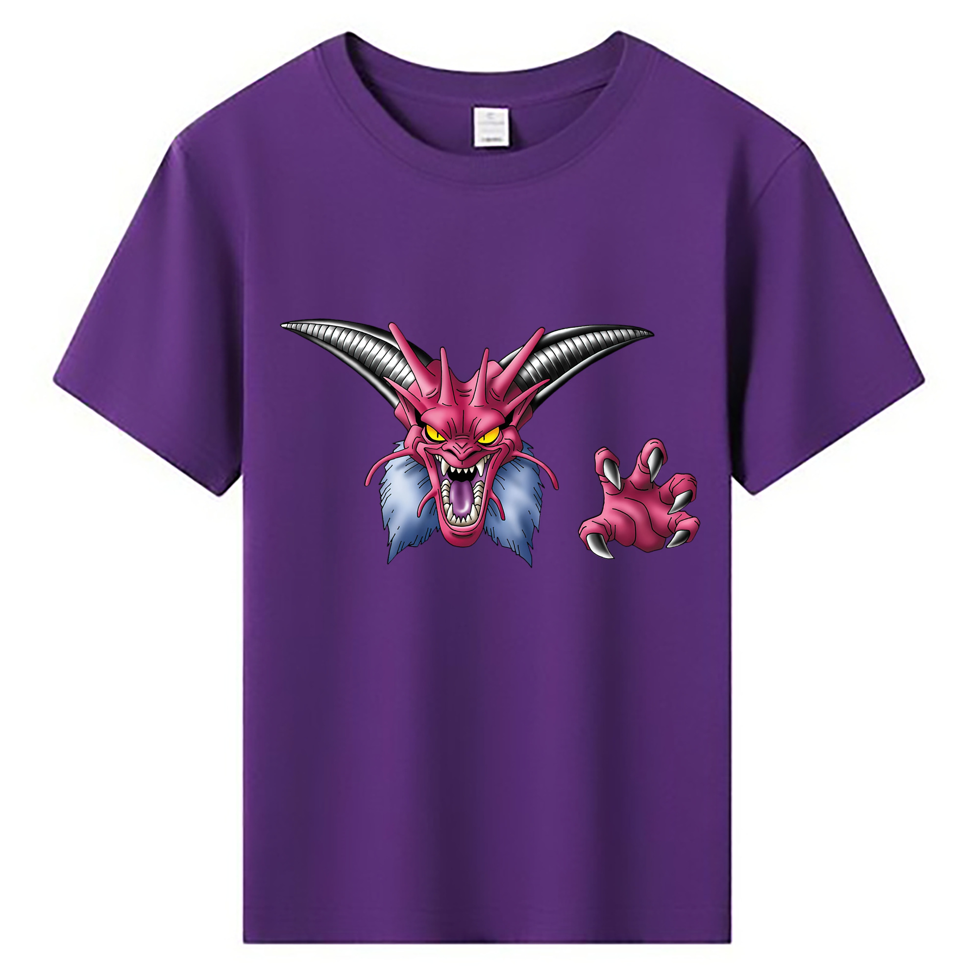（画像用） ドラゴンクエスト Doragon Kuesuto Dragon Quest 綿100％キッズTシャツ（フロントプリント）