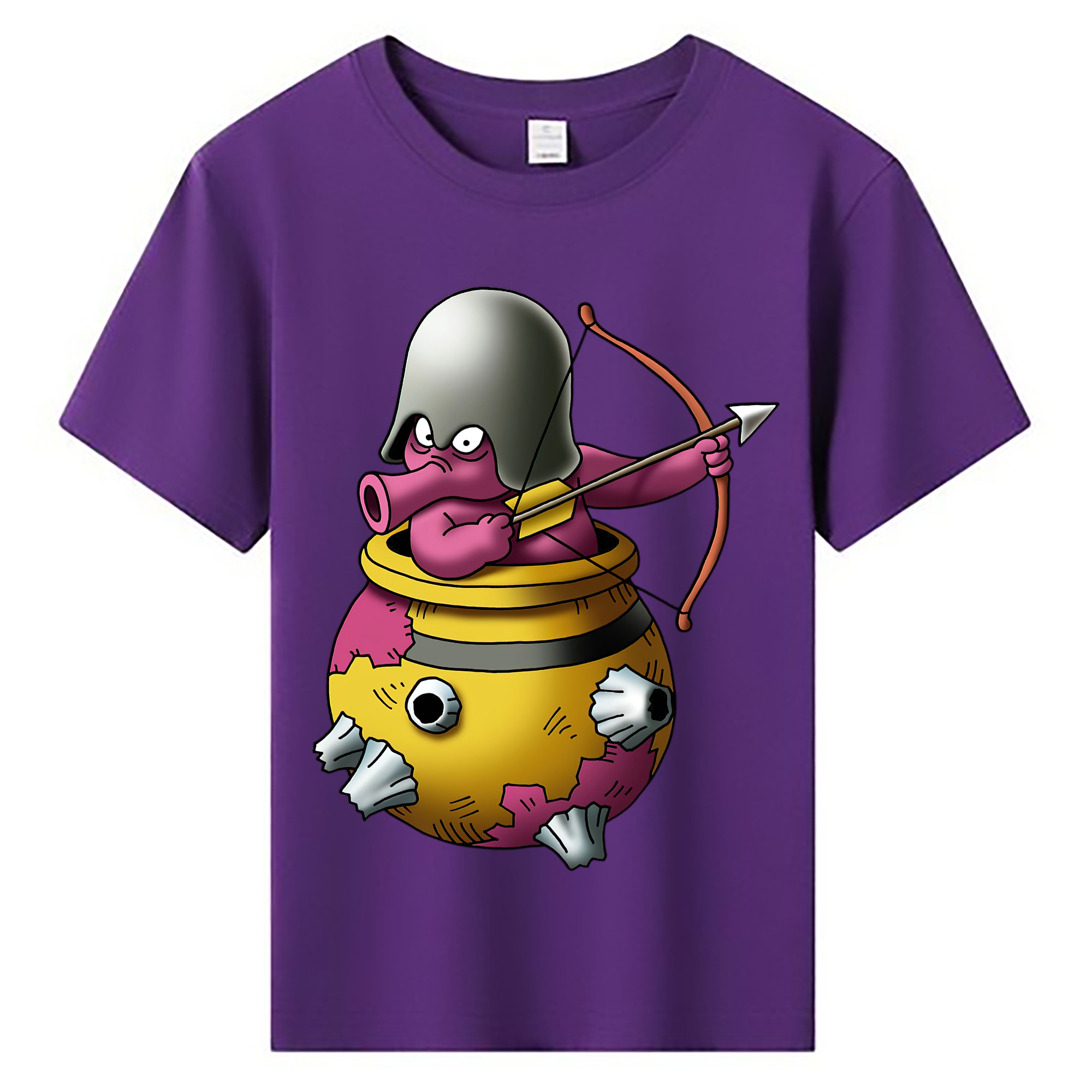 （画像用） ドラゴンクエスト Doragon Kuesuto Dragon Quest 綿100％キッズTシャツ（フロントプリント）