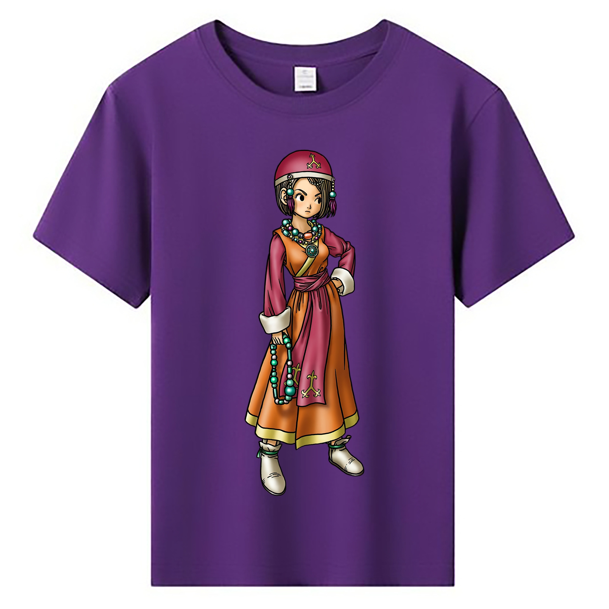 （画像用） ドラゴンクエスト Doragon Kuesuto Dragon Quest 綿100％キッズTシャツ（フロントプリント）