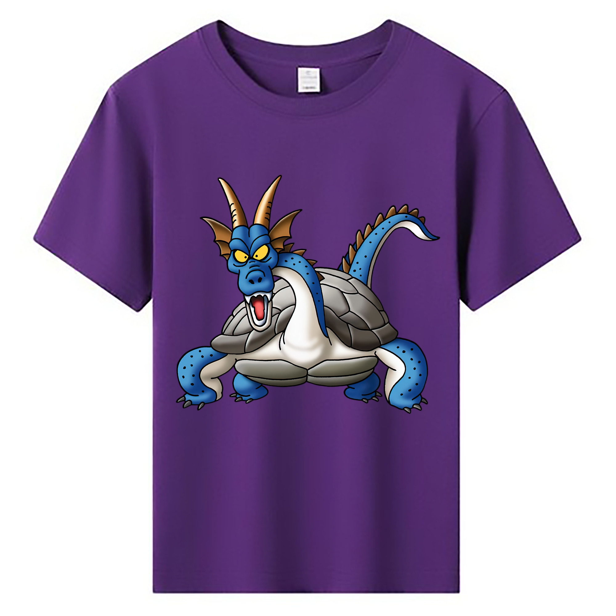 （画像用） ドラゴンクエスト Doragon Kuesuto Dragon Quest 綿100％キッズTシャツ（フロントプリント）