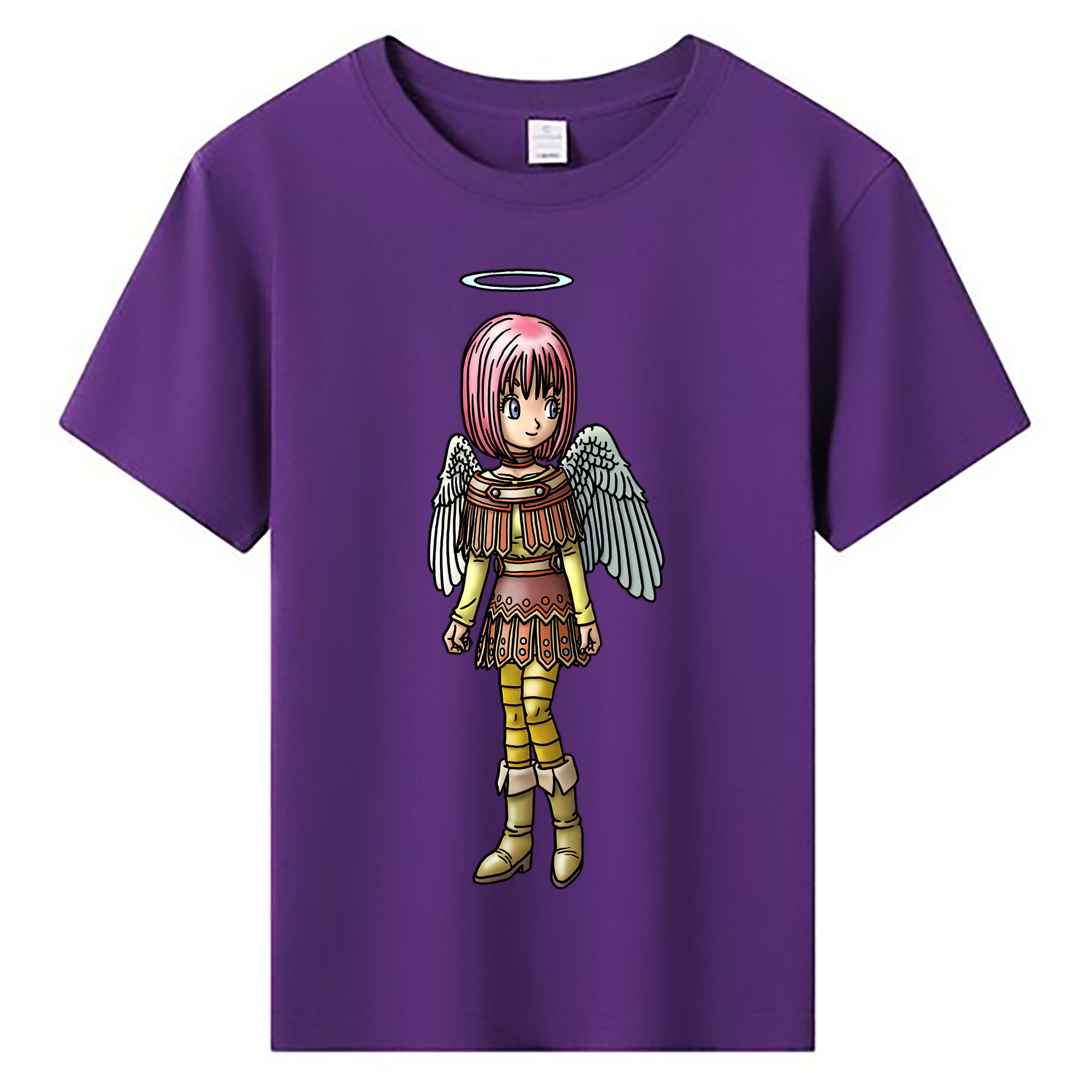 （画像用） ドラゴンクエスト Doragon Kuesuto Dragon Quest 綿100％キッズTシャツ（フロントプリント）