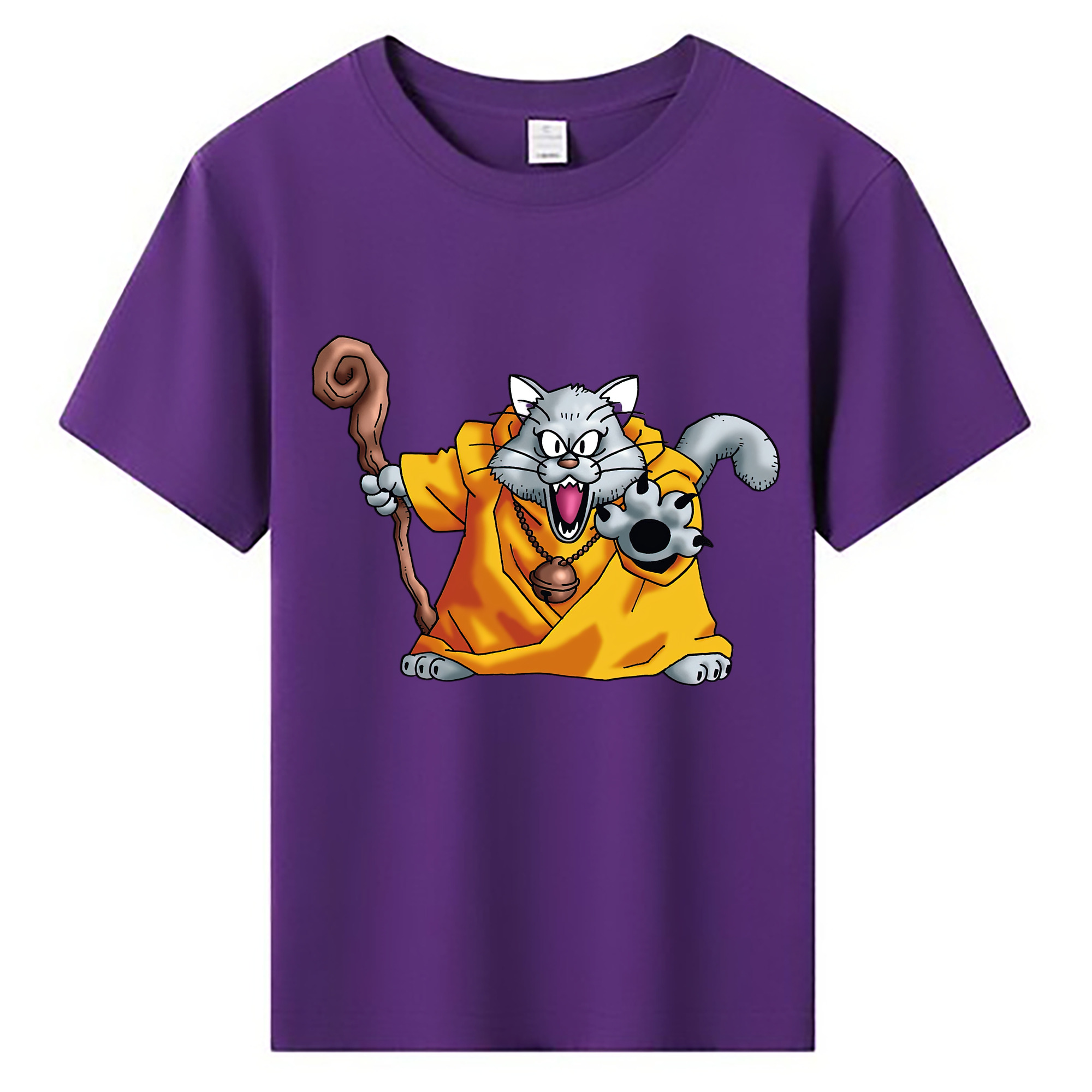 （画像用） ドラゴンクエスト Doragon Kuesuto Dragon Quest 綿100％キッズTシャツ（フロントプリント）