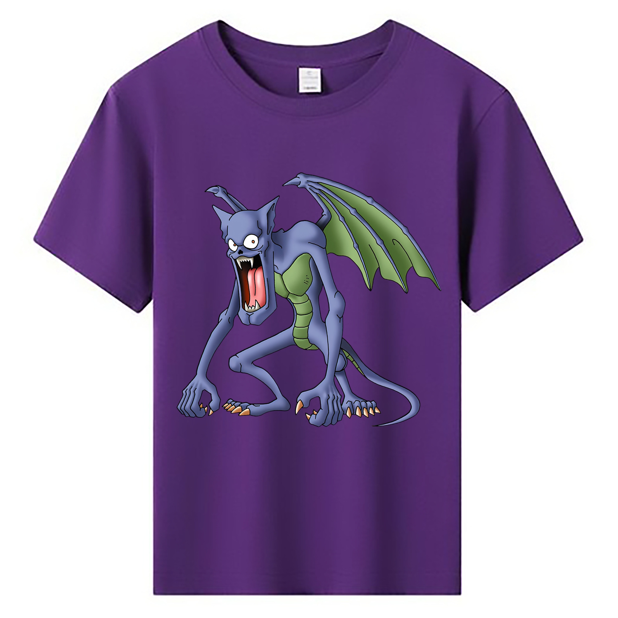 （画像用） ドラゴンクエスト Doragon Kuesuto Dragon Quest 綿100％キッズTシャツ（フロントプリント）