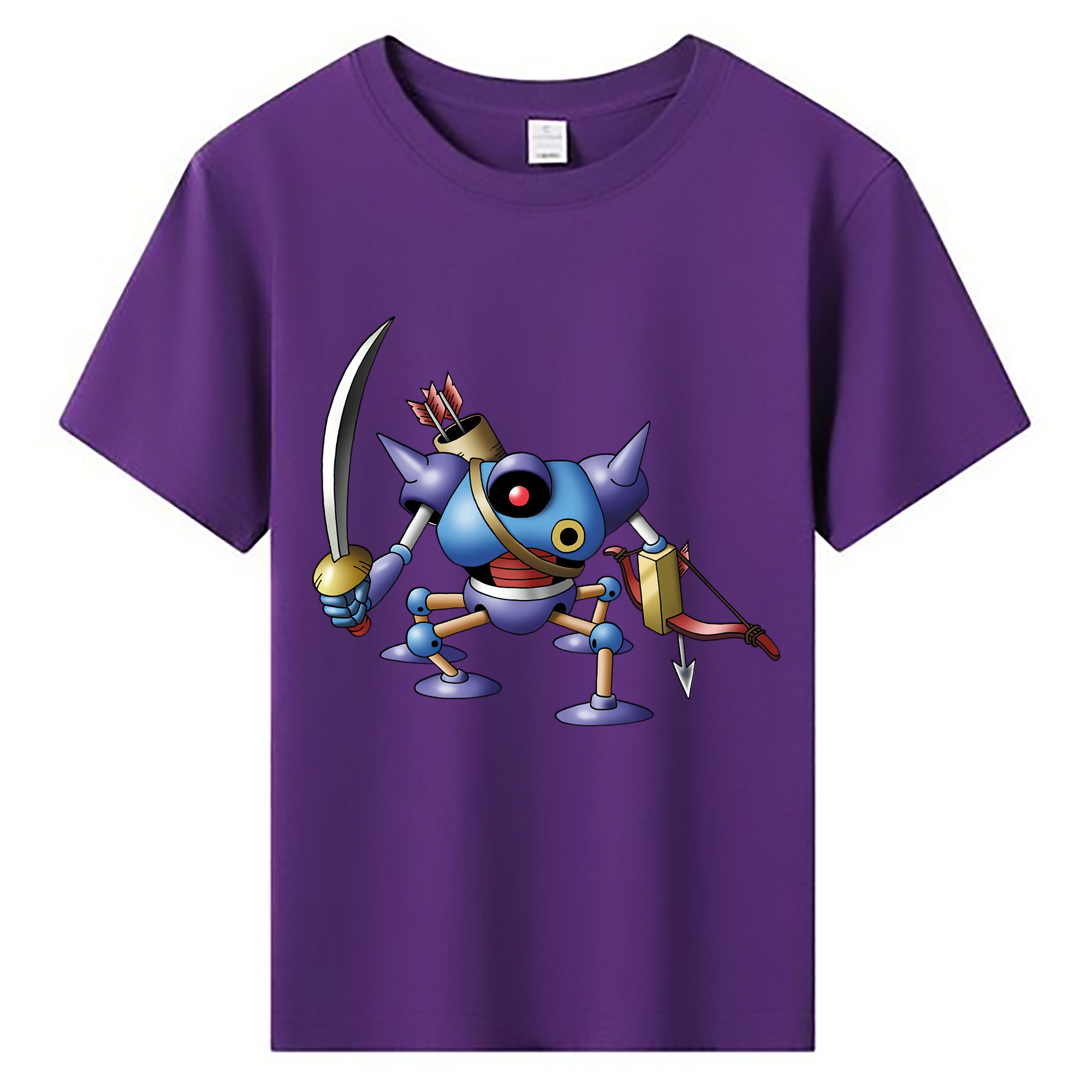 （画像用） ドラゴンクエスト Doragon Kuesuto Dragon Quest 綿100％キッズTシャツ（フロントプリント）