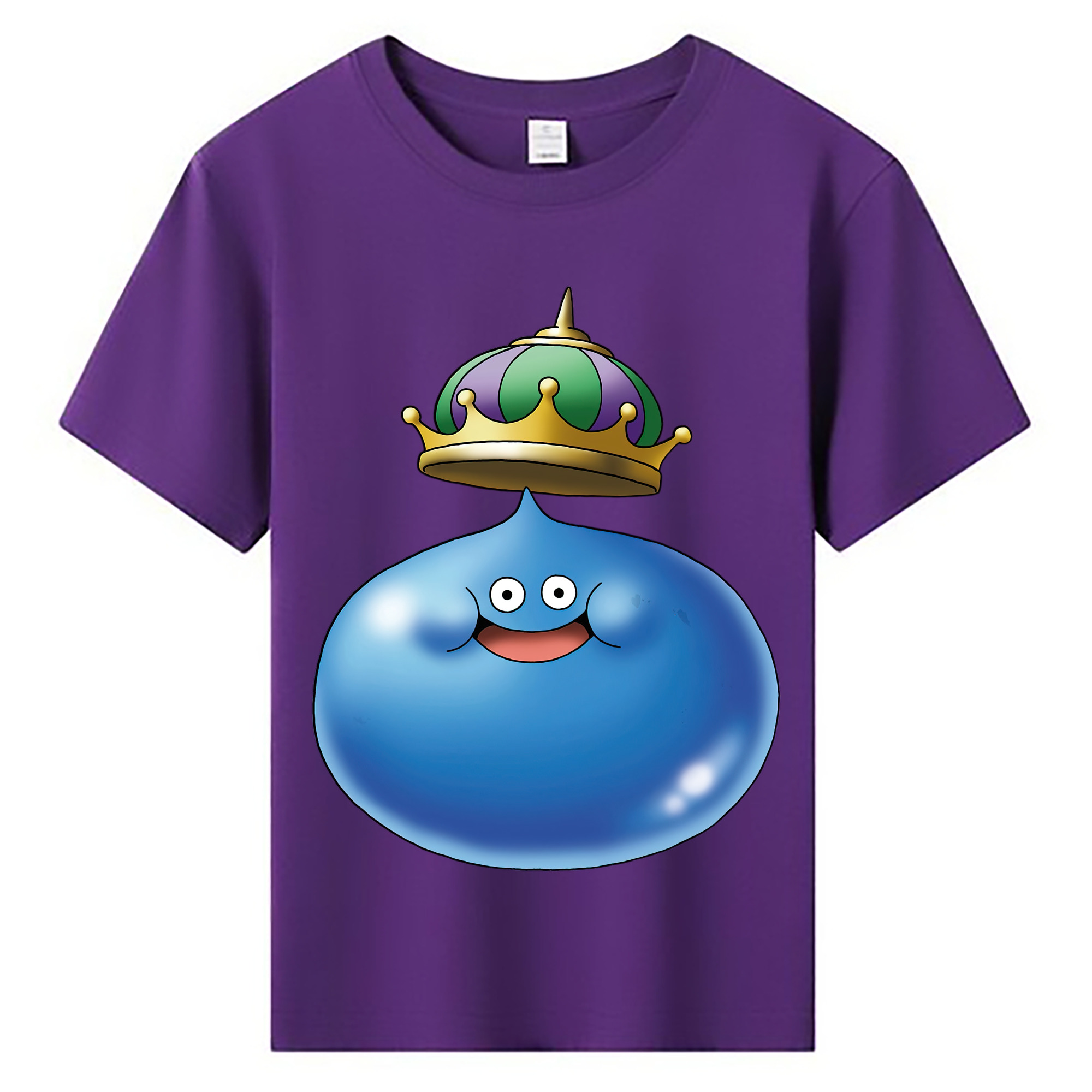 （画像用） ドラゴンクエスト Doragon Kuesuto Dragon Quest 綿100％キッズTシャツ（フロントプリント）