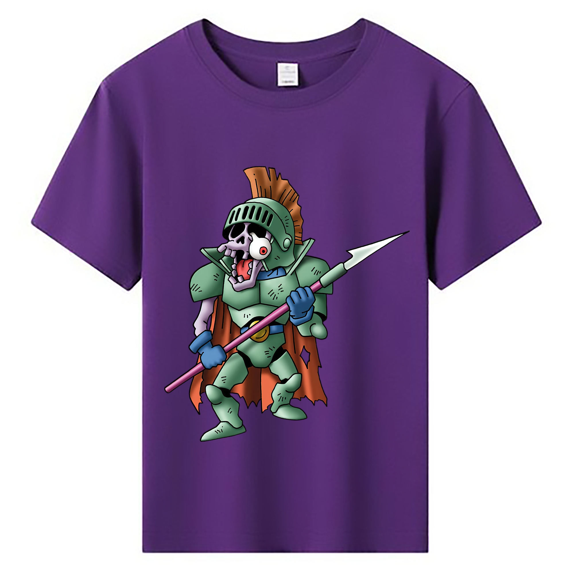 （画像用） ドラゴンクエスト Doragon Kuesuto Dragon Quest 綿100％キッズTシャツ（フロントプリント）