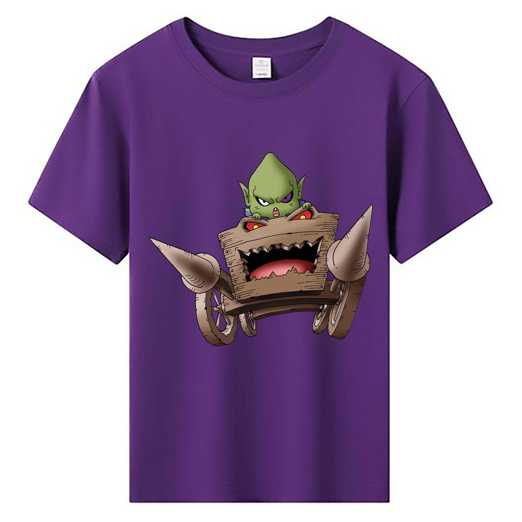 （画像用） ドラゴンクエスト Doragon Kuesuto Dragon Quest 綿100％キッズTシャツ（フロントプリント）