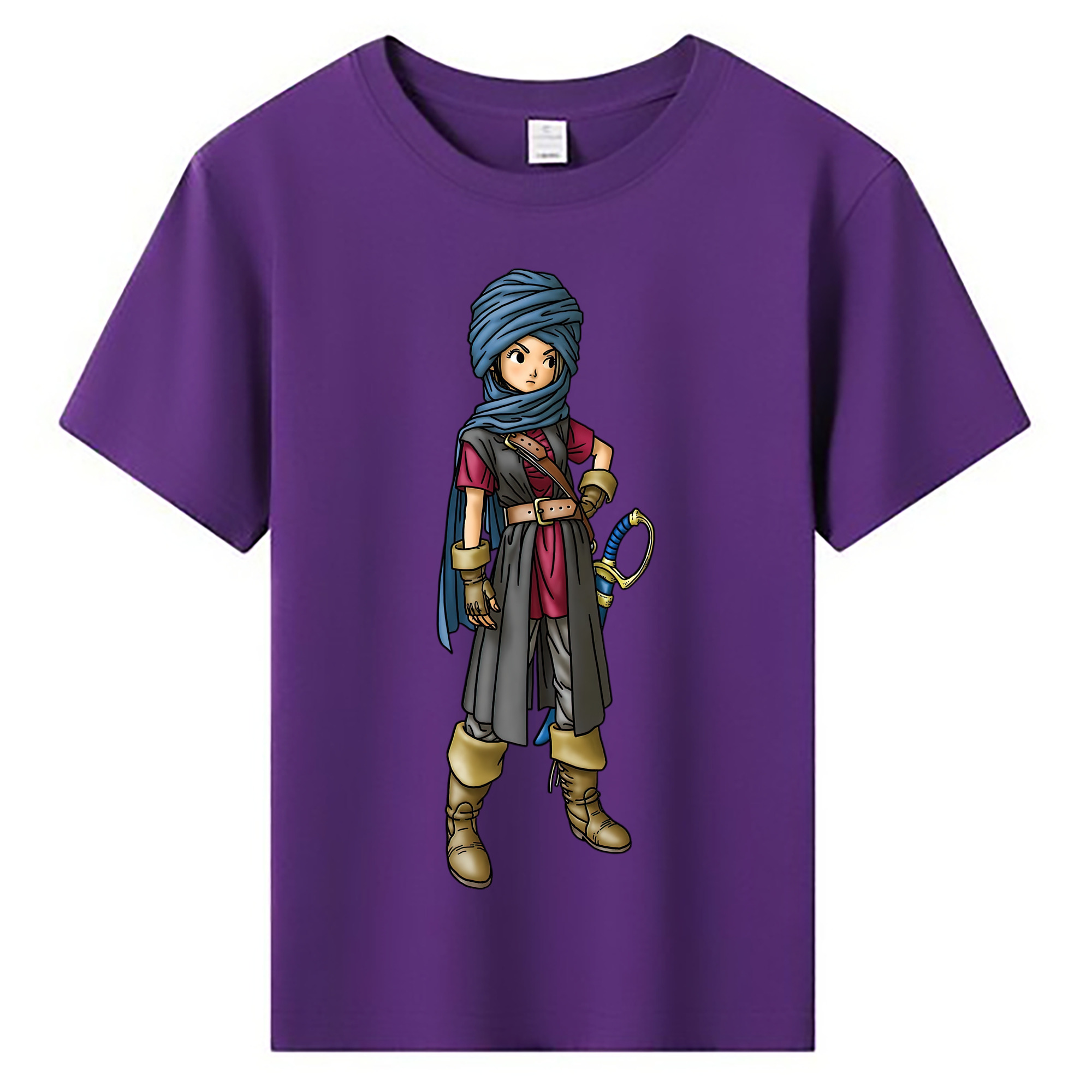 （画像用） ドラゴンクエスト Doragon Kuesuto Dragon Quest 綿100％キッズTシャツ（フロントプリント）