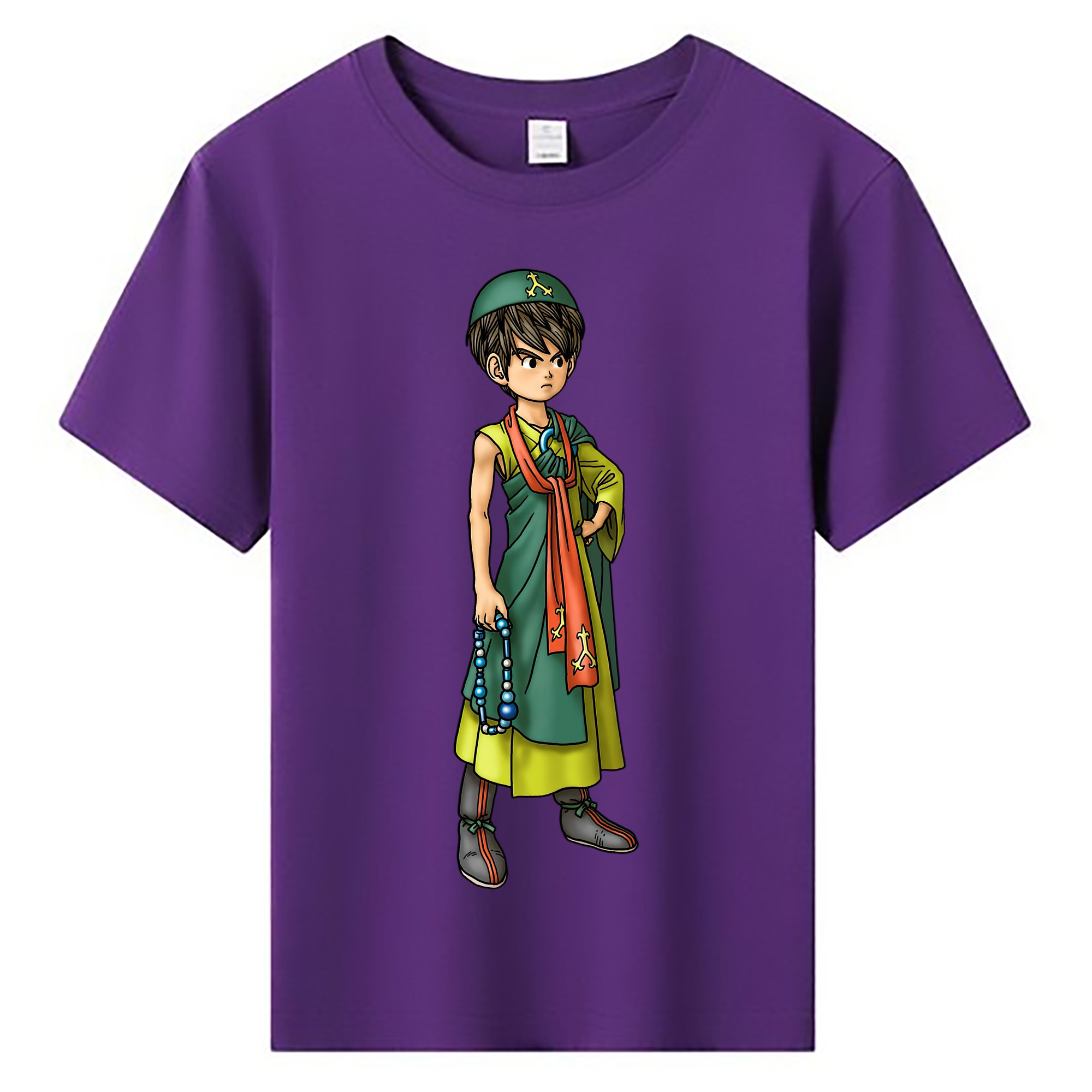 （画像用） ドラゴンクエスト Doragon Kuesuto Dragon Quest 綿100％キッズTシャツ（フロントプリント）