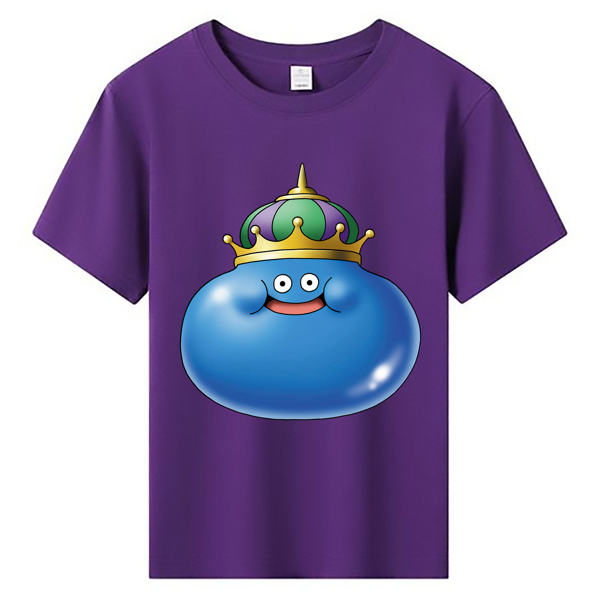 （画像用） ドラゴンクエスト Doragon Kuesuto Dragon Quest 綿100％キッズTシャツ（フロントプリント）