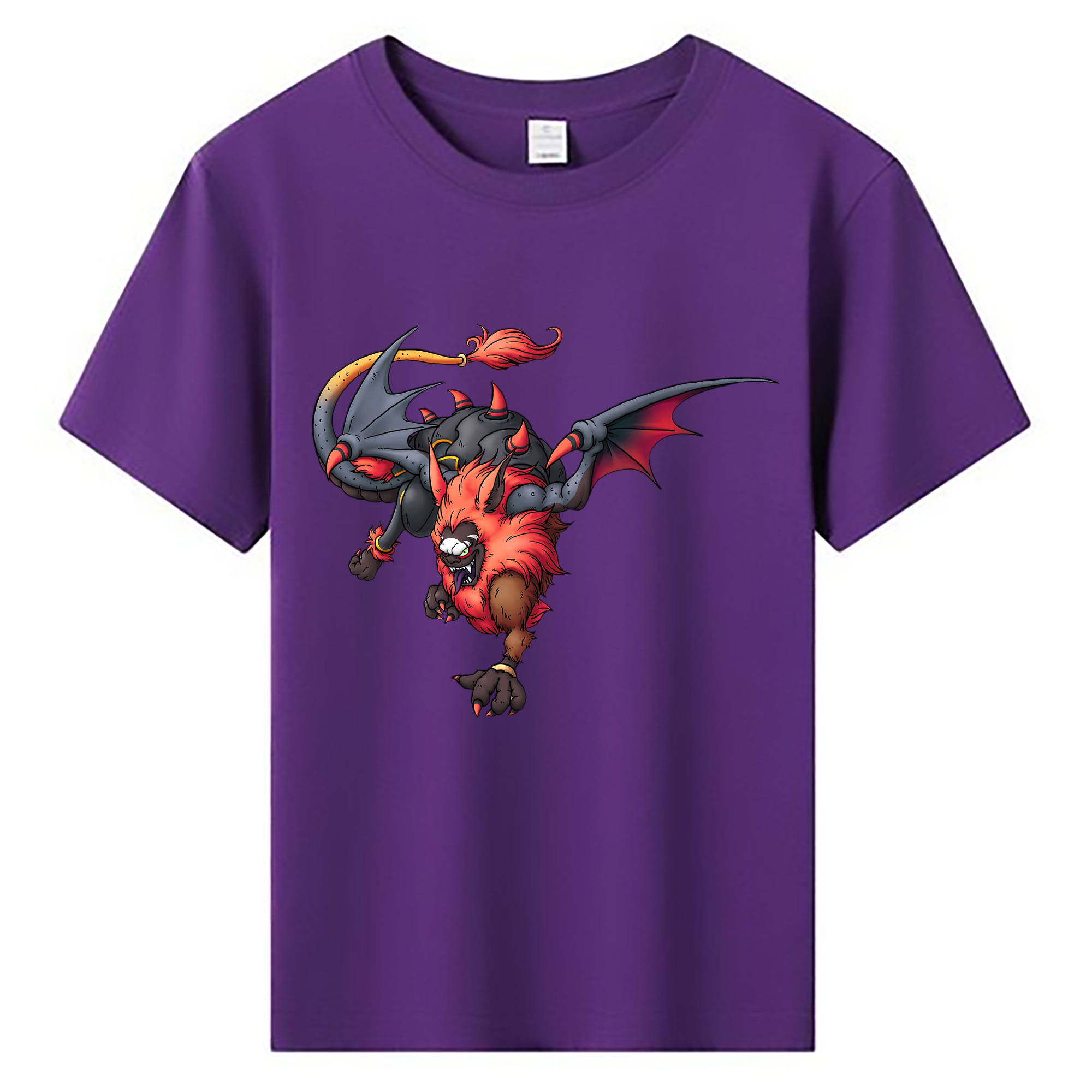 （画像用） ドラゴンクエスト Doragon Kuesuto Dragon Quest 綿100％キッズTシャツ（フロントプリント）