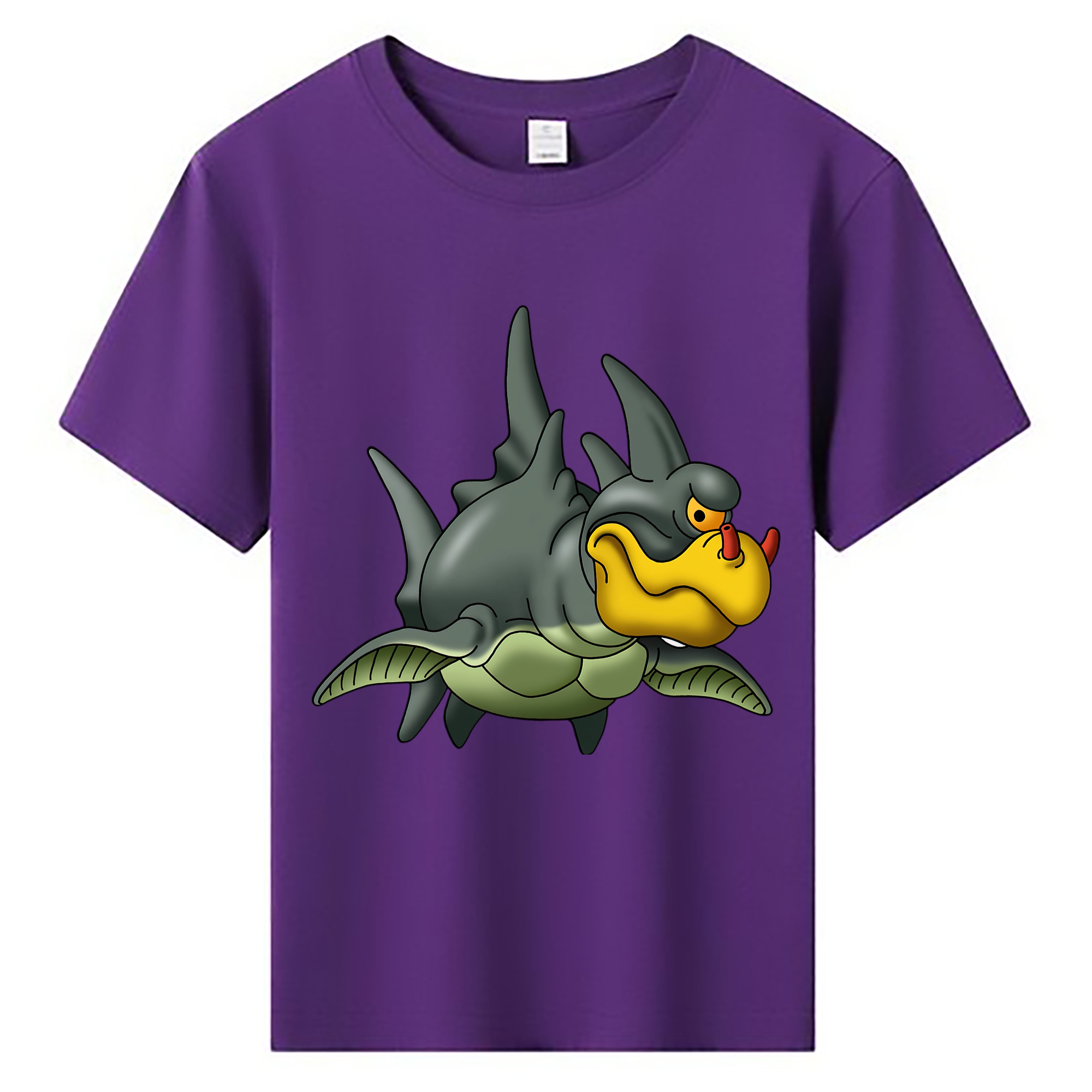 （画像用） ドラゴンクエスト Doragon Kuesuto Dragon Quest 綿100％キッズTシャツ（フロントプリント）