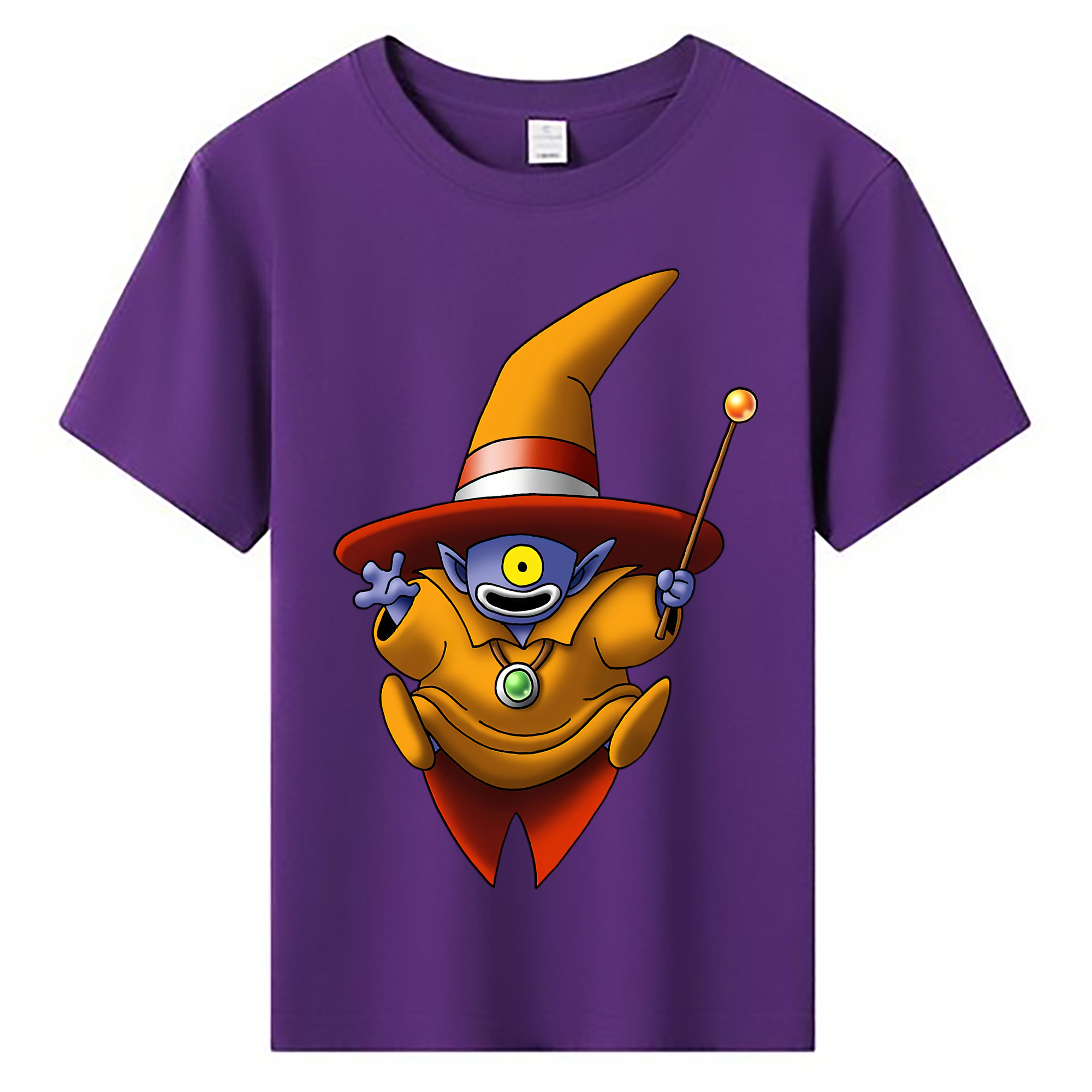 （画像用） ドラゴンクエスト Doragon Kuesuto Dragon Quest 綿100％キッズTシャツ（フロントプリント）