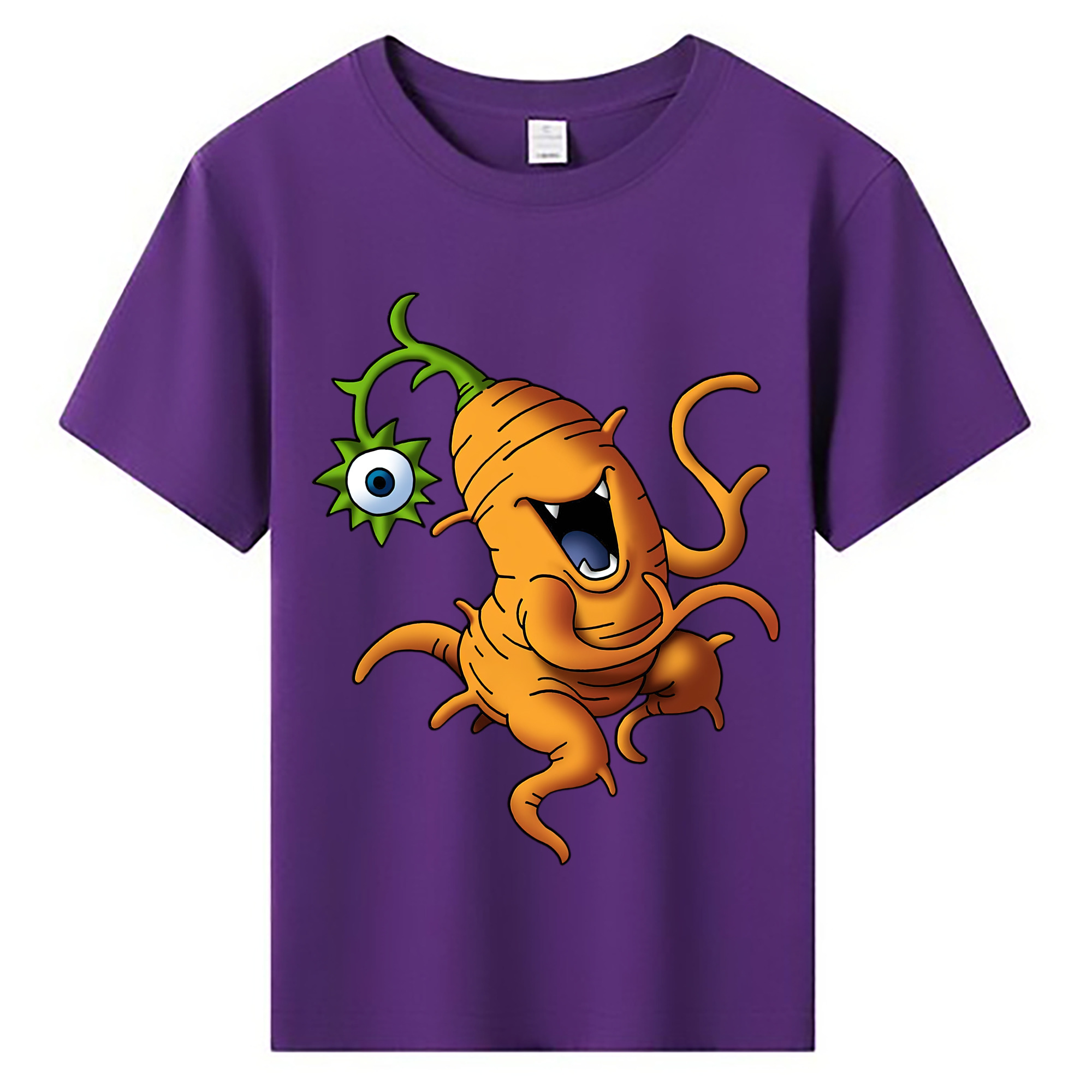 （画像用） ドラゴンクエスト Doragon Kuesuto Dragon Quest 綿100％キッズTシャツ（フロントプリント）