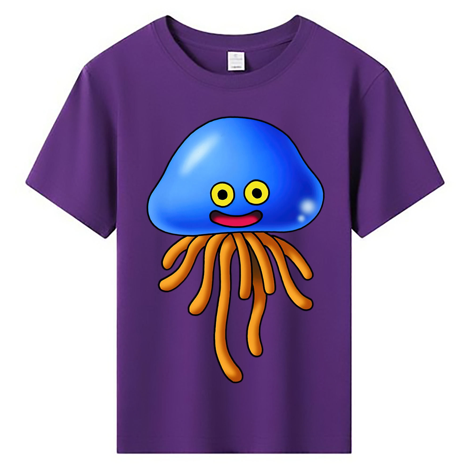 （画像用） ドラゴンクエスト Doragon Kuesuto Dragon Quest 綿100％キッズTシャツ（フロントプリント）