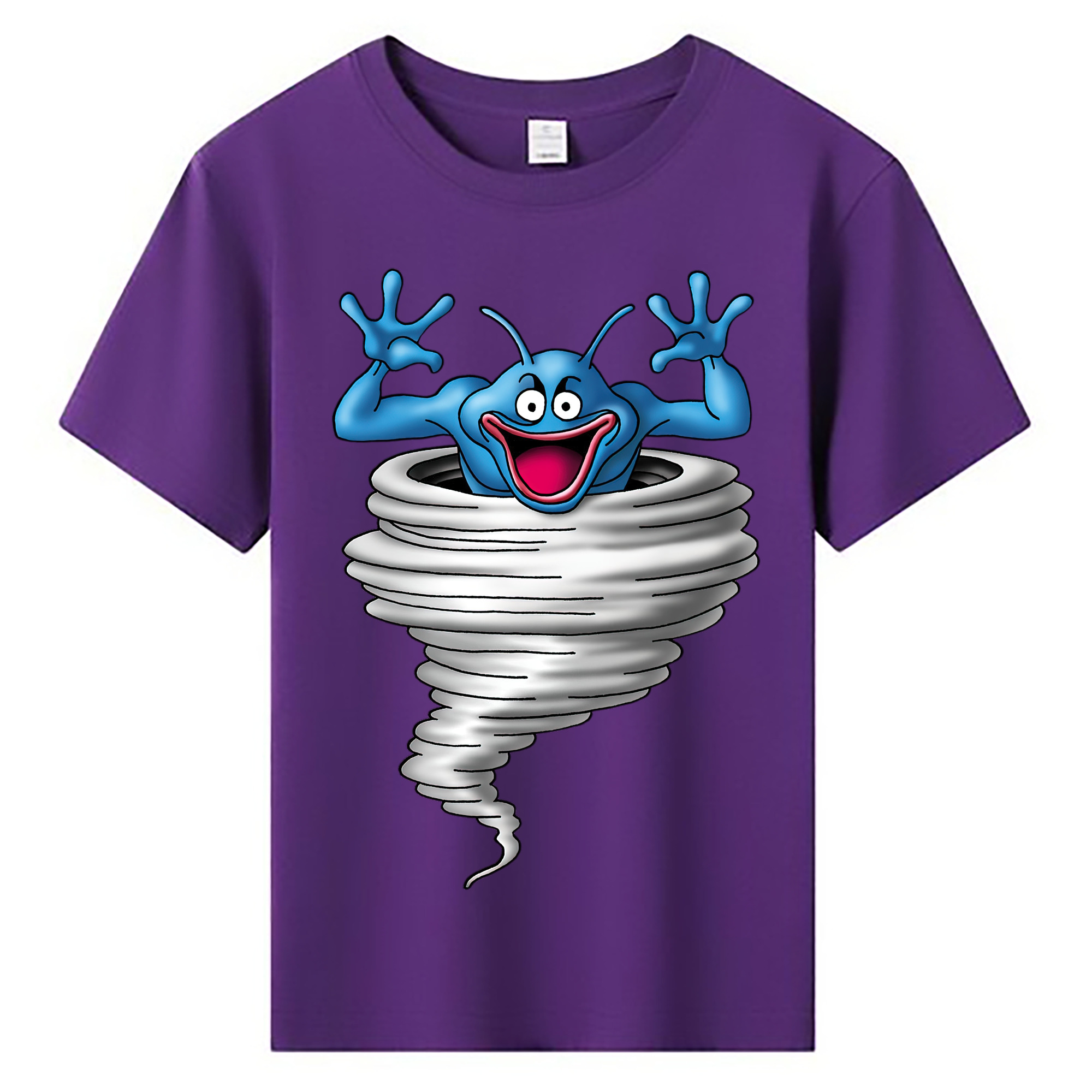 （画像用） ドラゴンクエスト Doragon Kuesuto Dragon Quest 綿100％キッズTシャツ（フロントプリント）