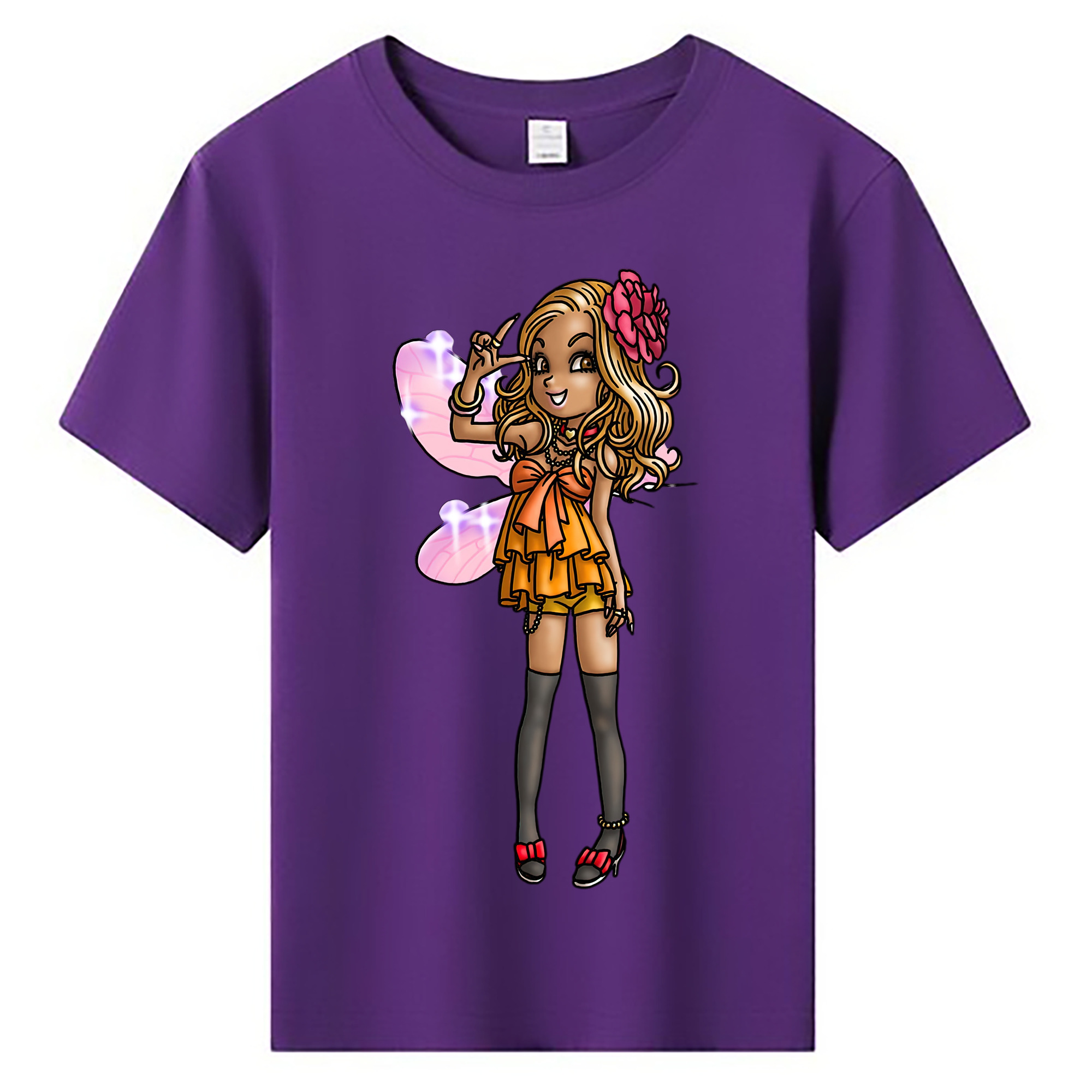 （画像用） ドラゴンクエスト Doragon Kuesuto Dragon Quest 綿100％キッズTシャツ（フロントプリント）