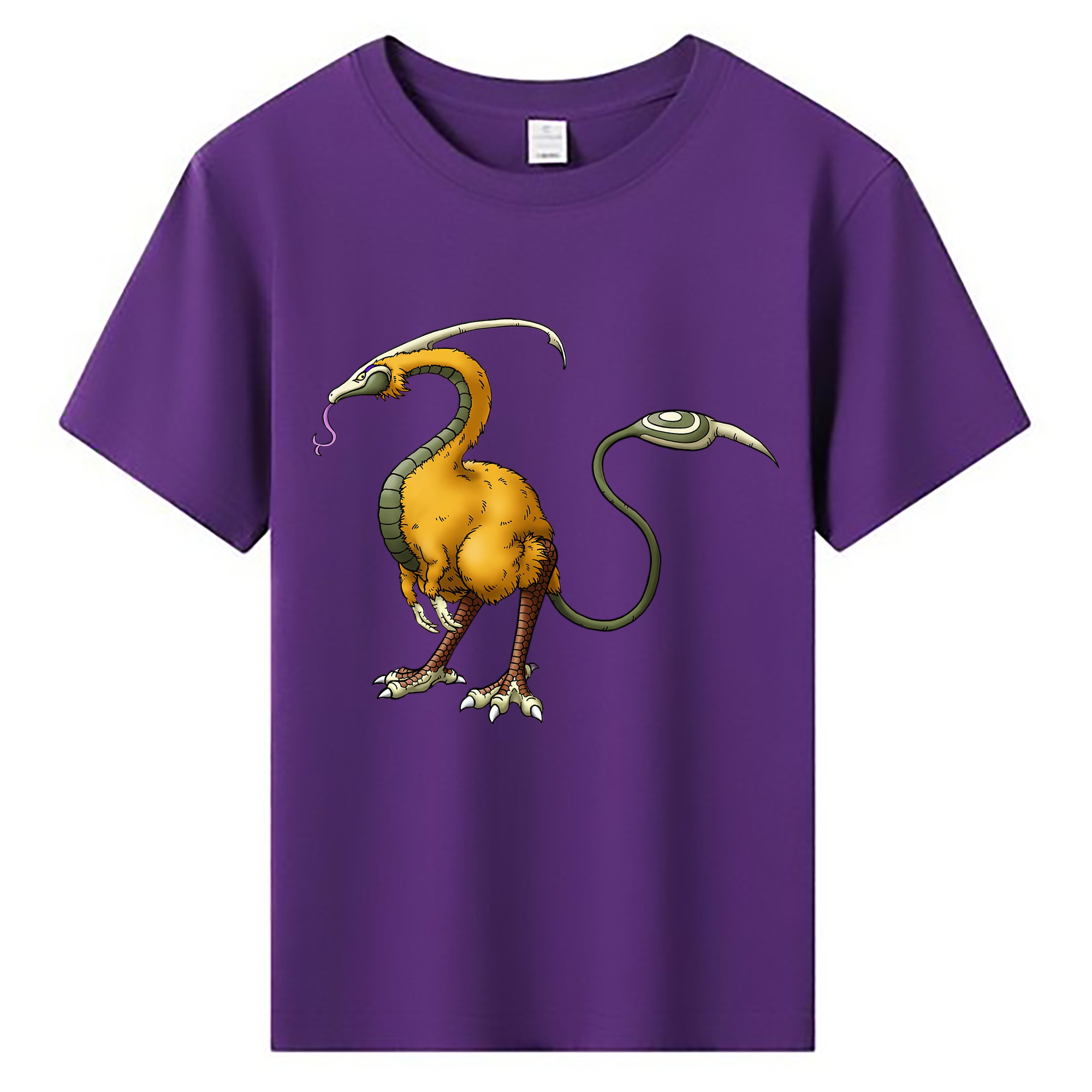 （画像用） ドラゴンクエスト Doragon Kuesuto Dragon Quest 綿100％キッズTシャツ（フロントプリント）