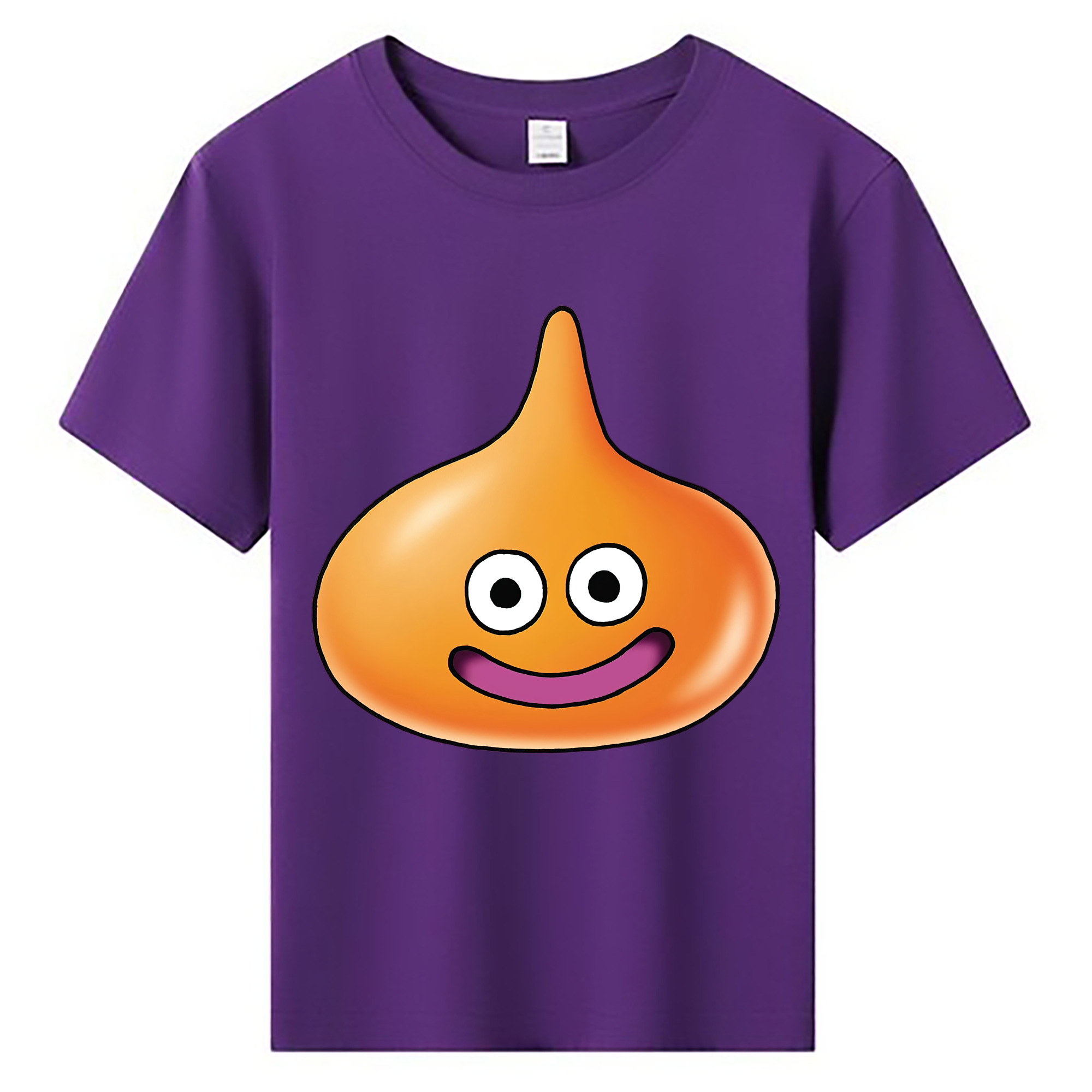 （画像用） ドラゴンクエスト Doragon Kuesuto Dragon Quest 綿100％キッズTシャツ（フロントプリント）