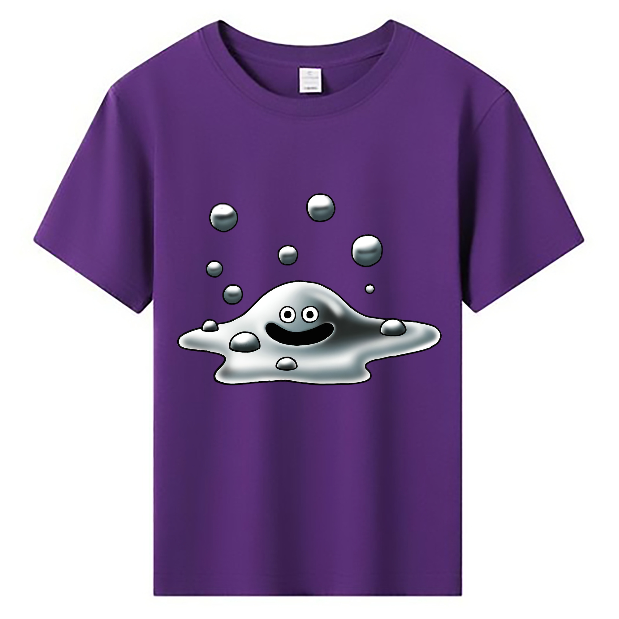 （画像用） ドラゴンクエスト Doragon Kuesuto Dragon Quest 綿100％キッズTシャツ（フロントプリント）
