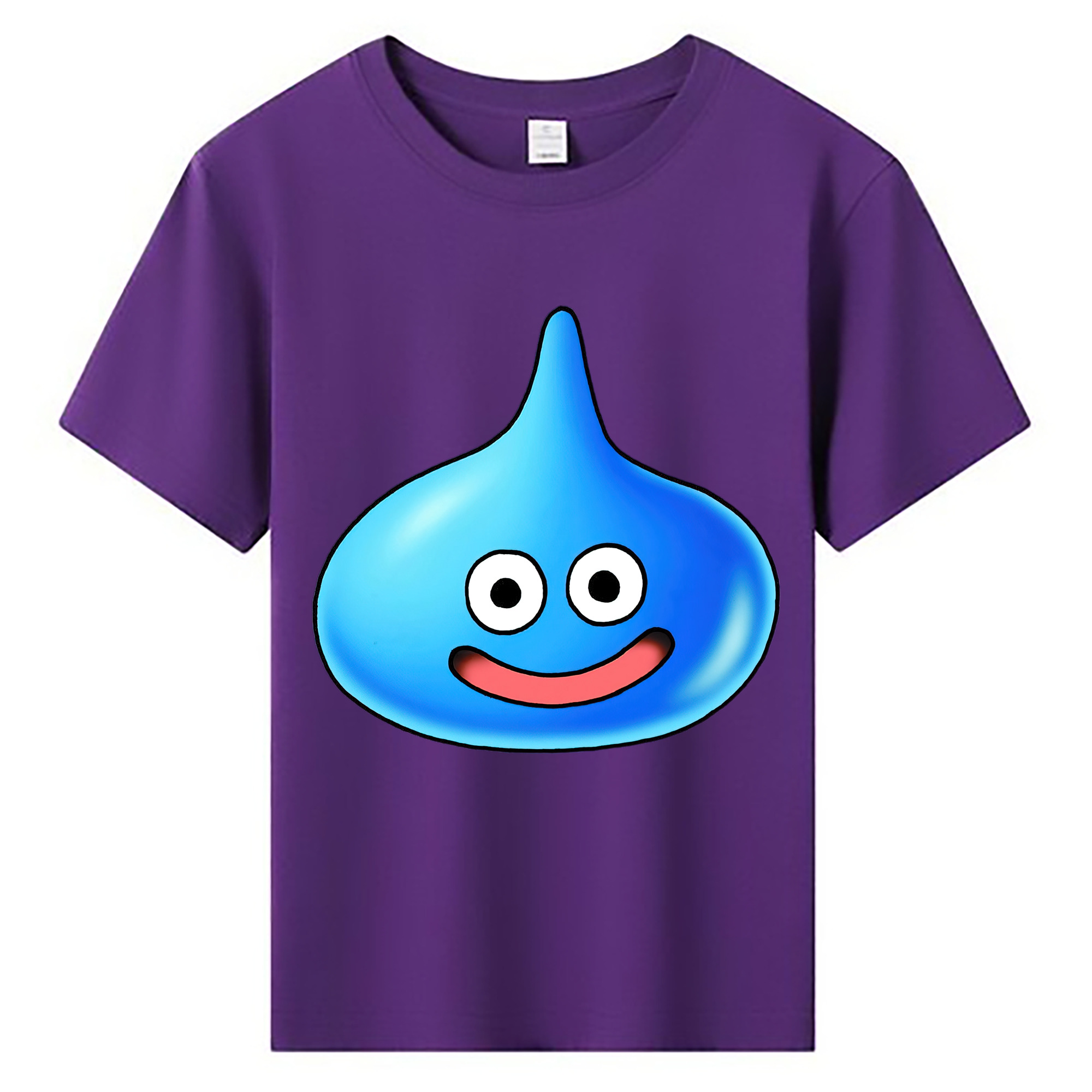 （画像用） ドラゴンクエスト Doragon Kuesuto Dragon Quest 綿100％キッズTシャツ（フロントプリント）