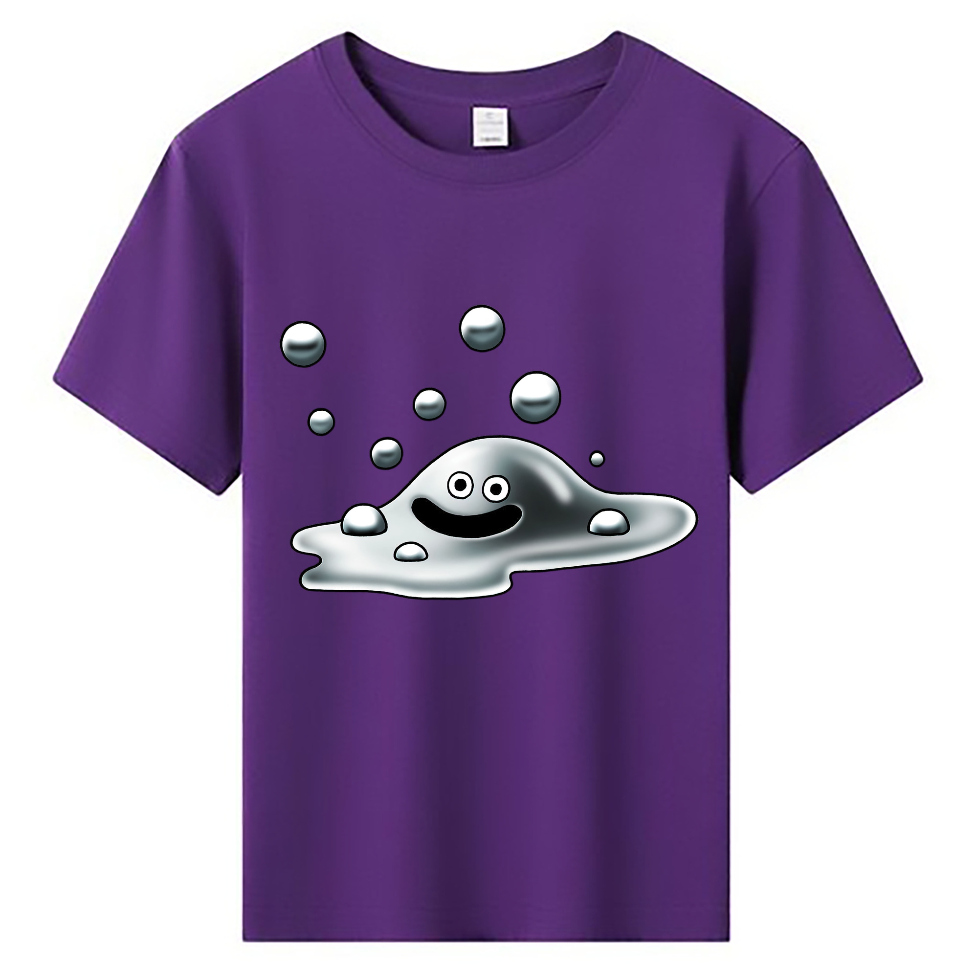 （画像用） ドラゴンクエスト Doragon Kuesuto Dragon Quest 綿100％キッズTシャツ（フロントプリント）