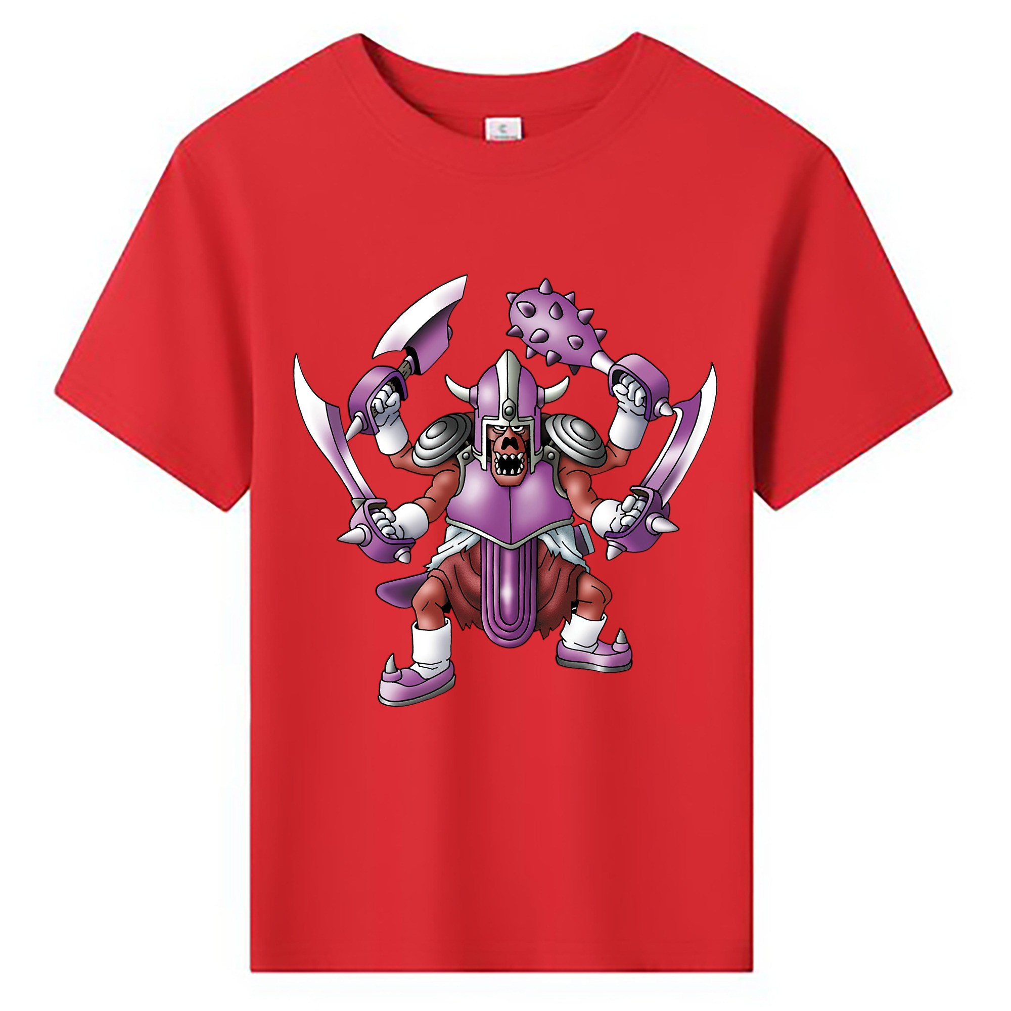 （画像用） ドラゴンクエスト Doragon Kuesuto Dragon Quest 綿100％キッズTシャツ（フロントプリント）