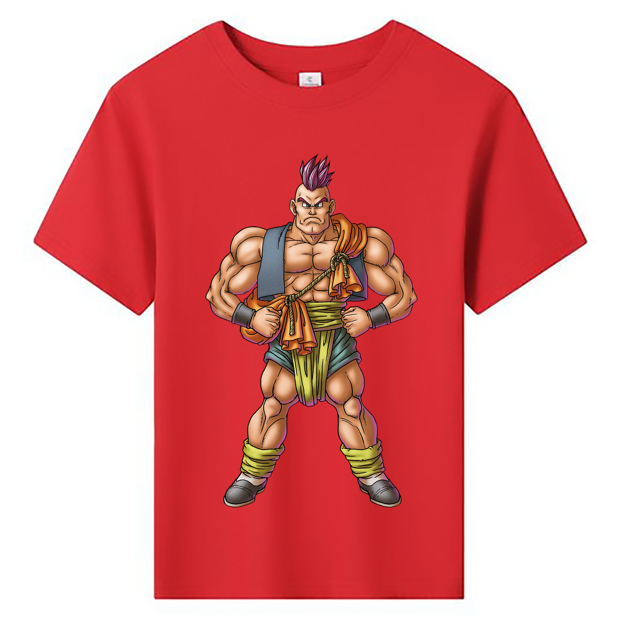 （画像用） ドラゴンクエスト Doragon Kuesuto Dragon Quest 綿100％キッズTシャツ（フロントプリント）