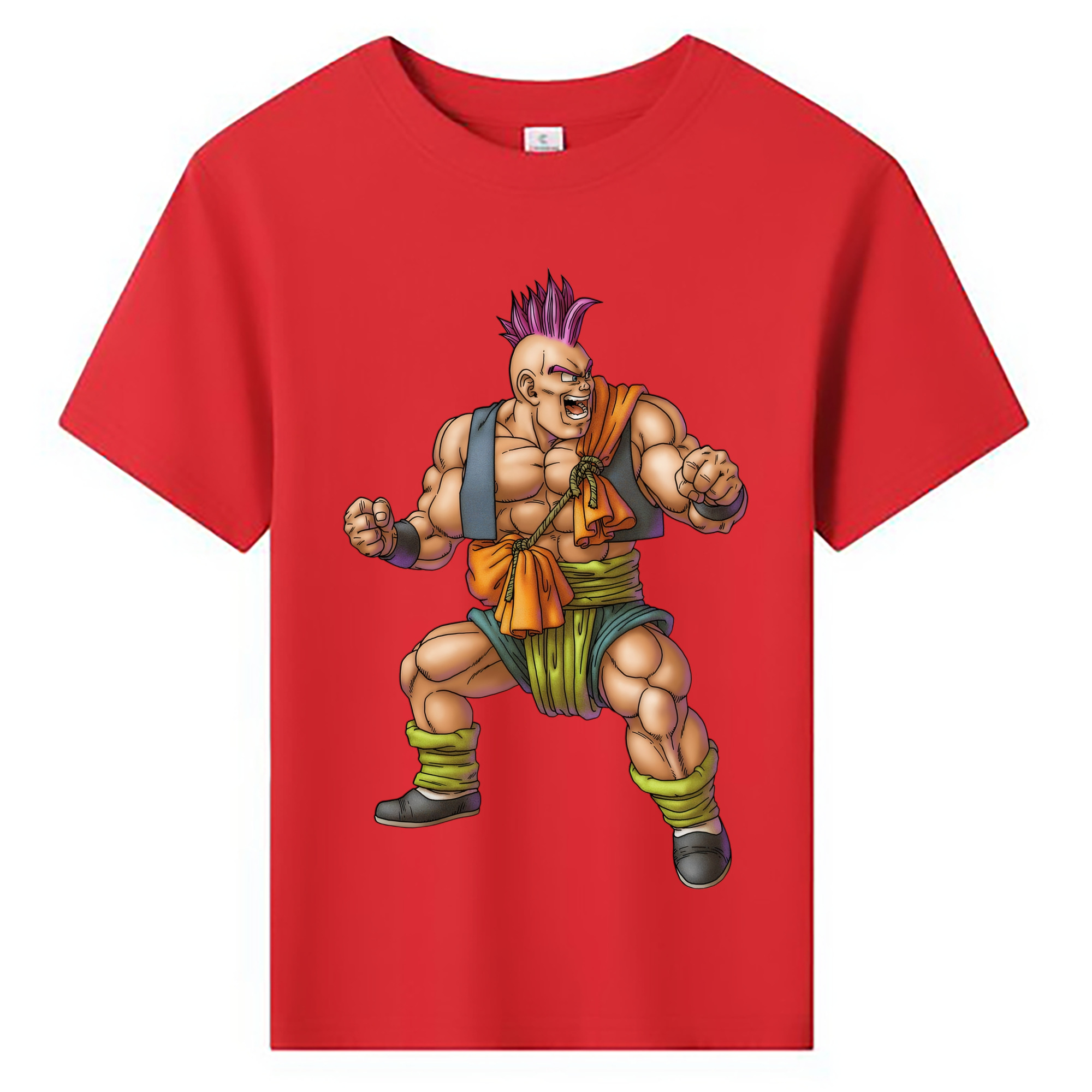 （画像用） ドラゴンクエスト Doragon Kuesuto Dragon Quest 綿100％キッズTシャツ（フロントプリント）