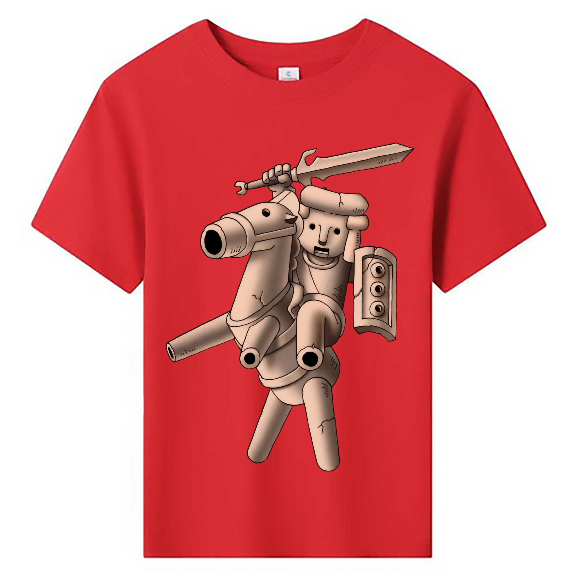 （画像用） ドラゴンクエスト Doragon Kuesuto Dragon Quest 綿100％キッズTシャツ（フロントプリント）