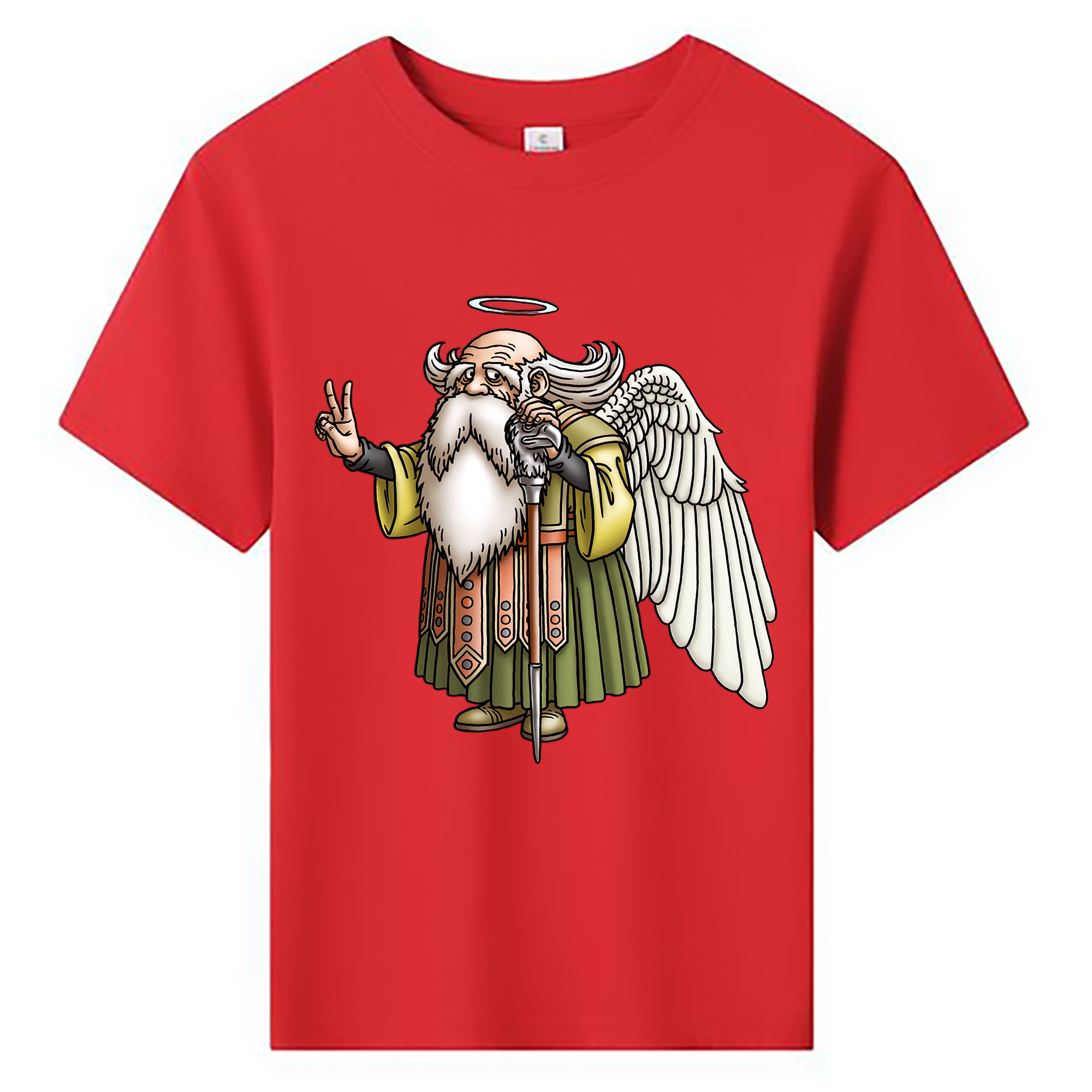 （画像用） ドラゴンクエスト Doragon Kuesuto Dragon Quest 綿100％キッズTシャツ（フロントプリント）