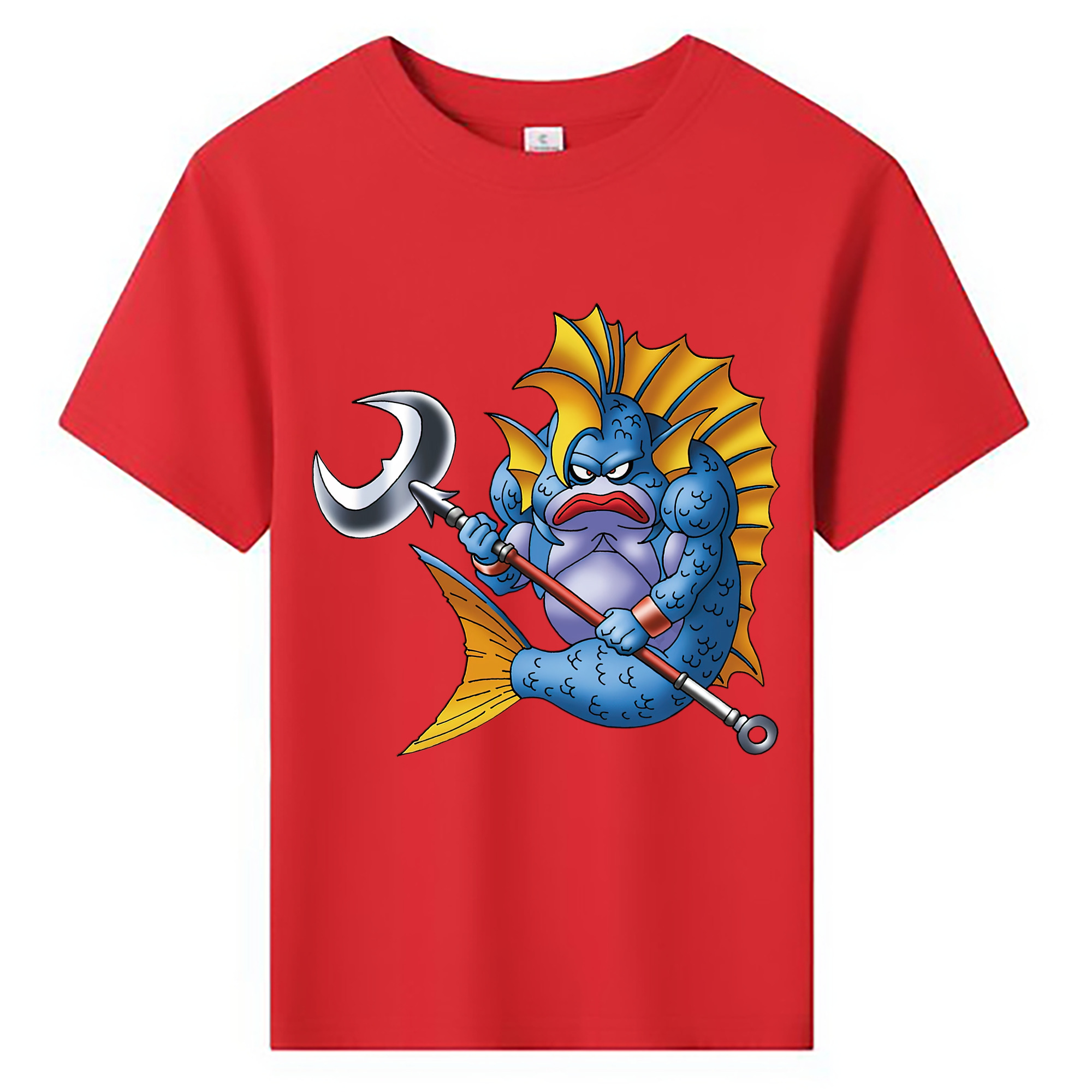 （画像用） ドラゴンクエスト Doragon Kuesuto Dragon Quest 綿100％キッズTシャツ（フロントプリント）