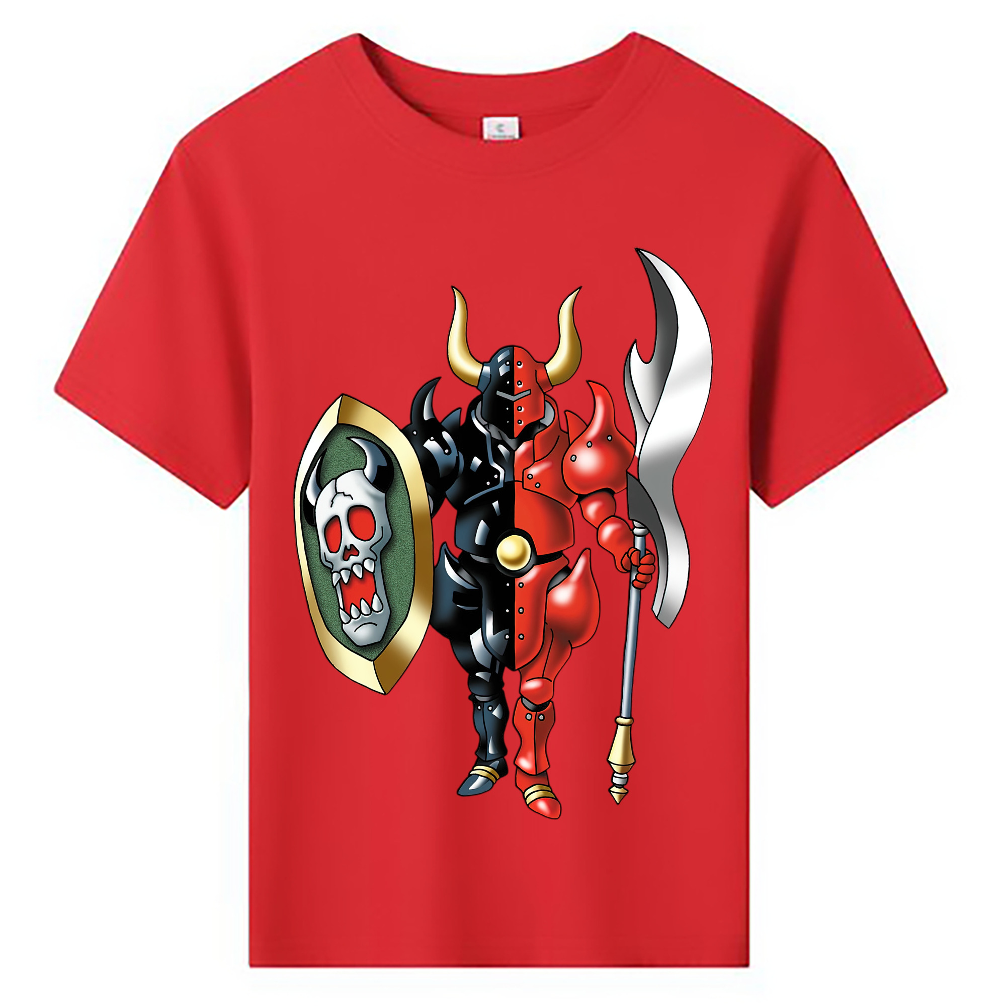 （画像用） ドラゴンクエスト Doragon Kuesuto Dragon Quest 綿100％キッズTシャツ（フロントプリント）