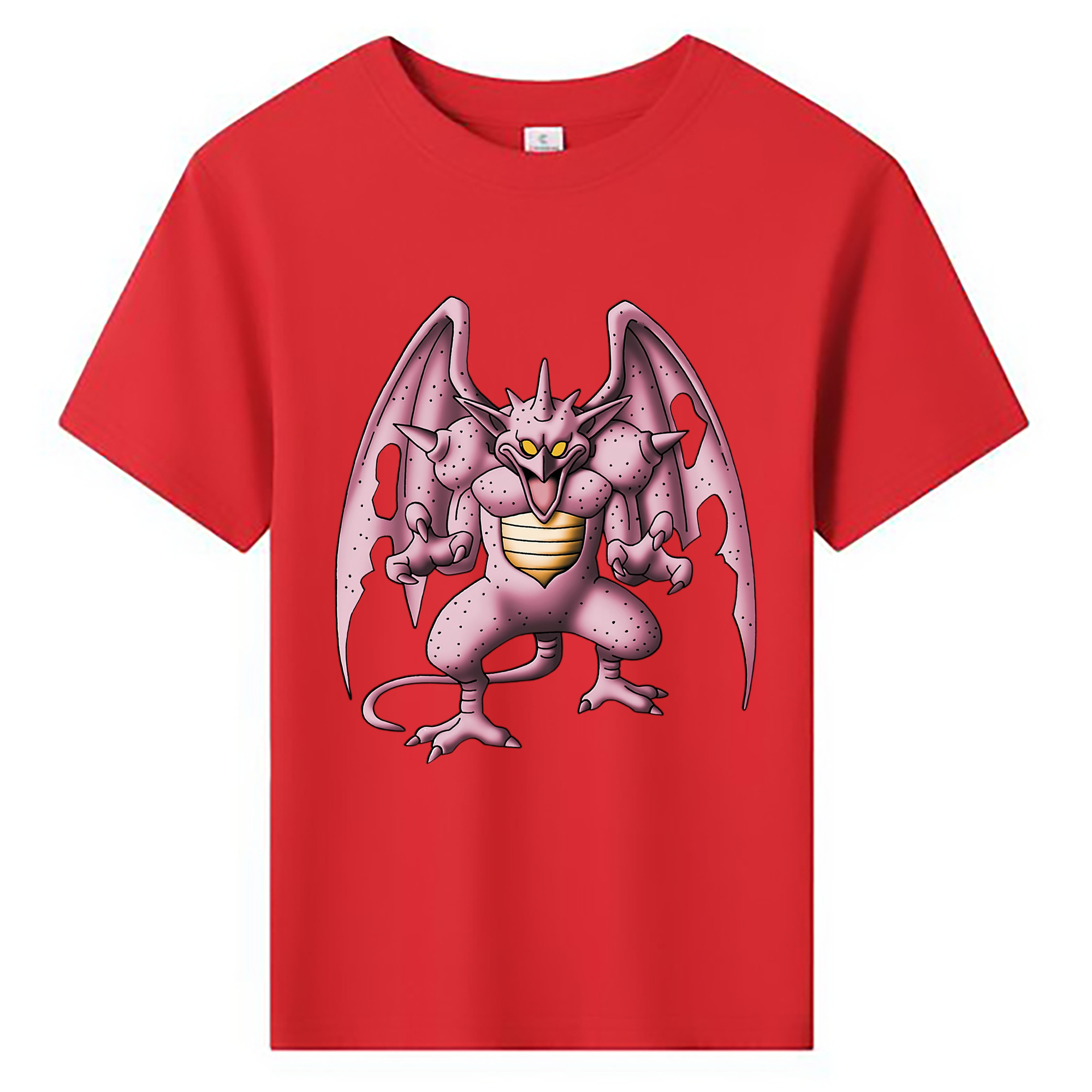 （画像用） ドラゴンクエスト Doragon Kuesuto Dragon Quest 綿100％キッズTシャツ（フロントプリント）