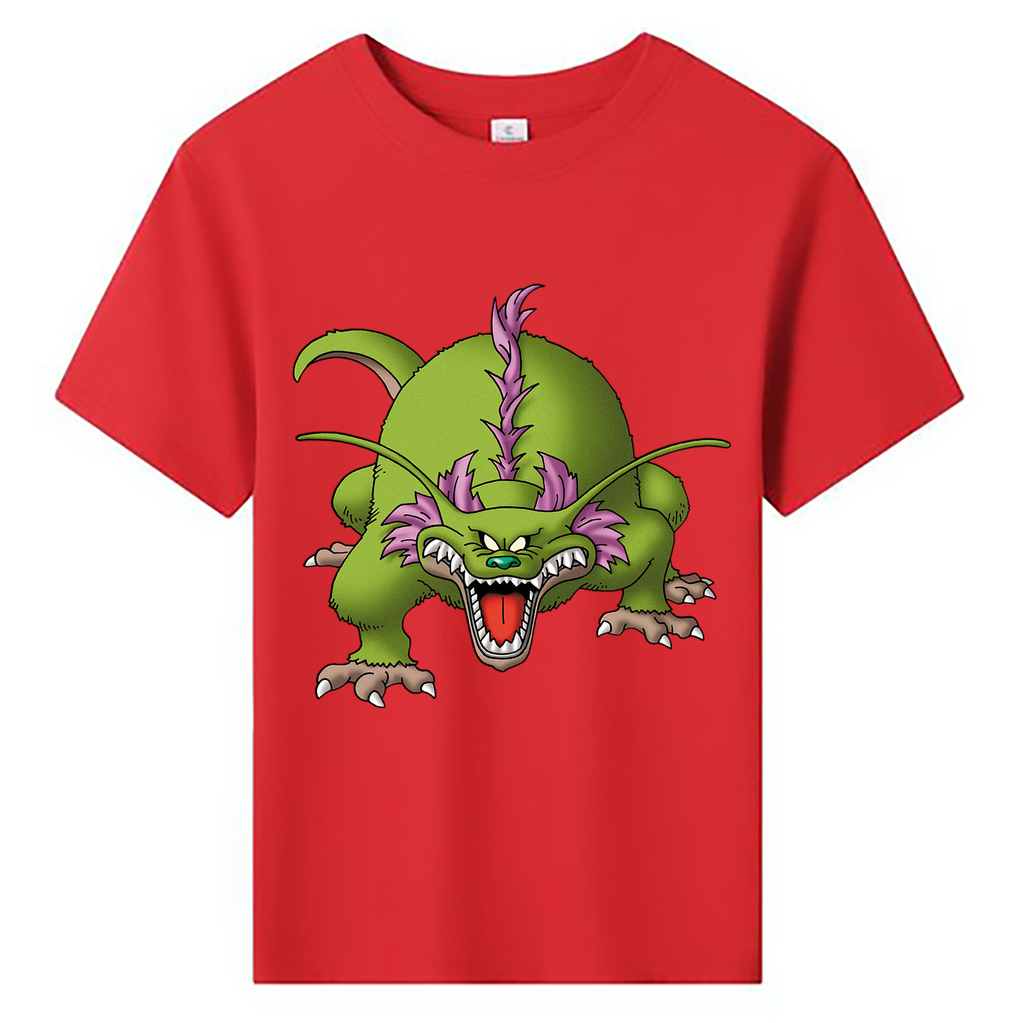 （画像用） ドラゴンクエスト Doragon Kuesuto Dragon Quest 綿100％キッズTシャツ（フロントプリント）
