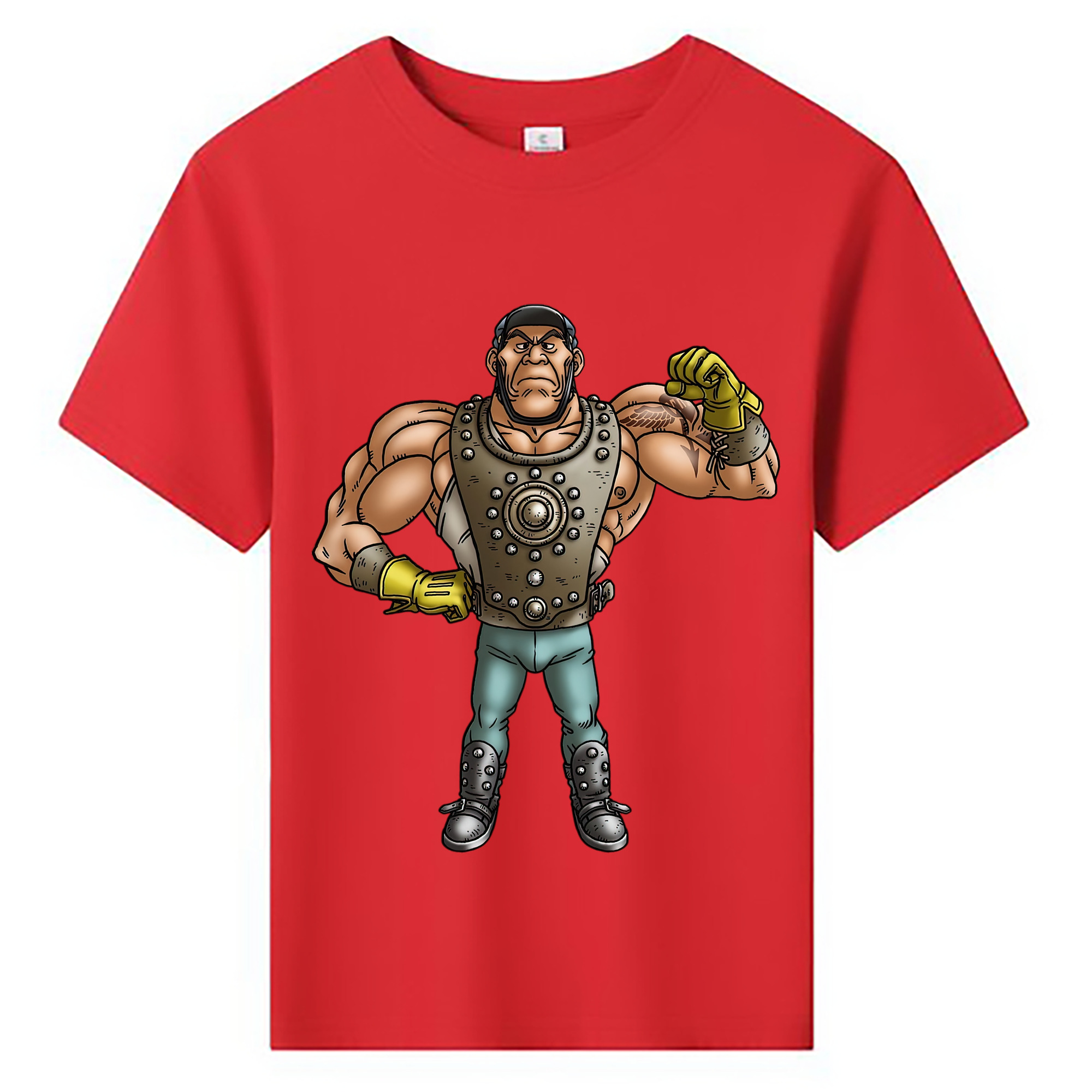 （画像用） ドラゴンクエスト Doragon Kuesuto Dragon Quest 綿100％キッズTシャツ（フロントプリント）