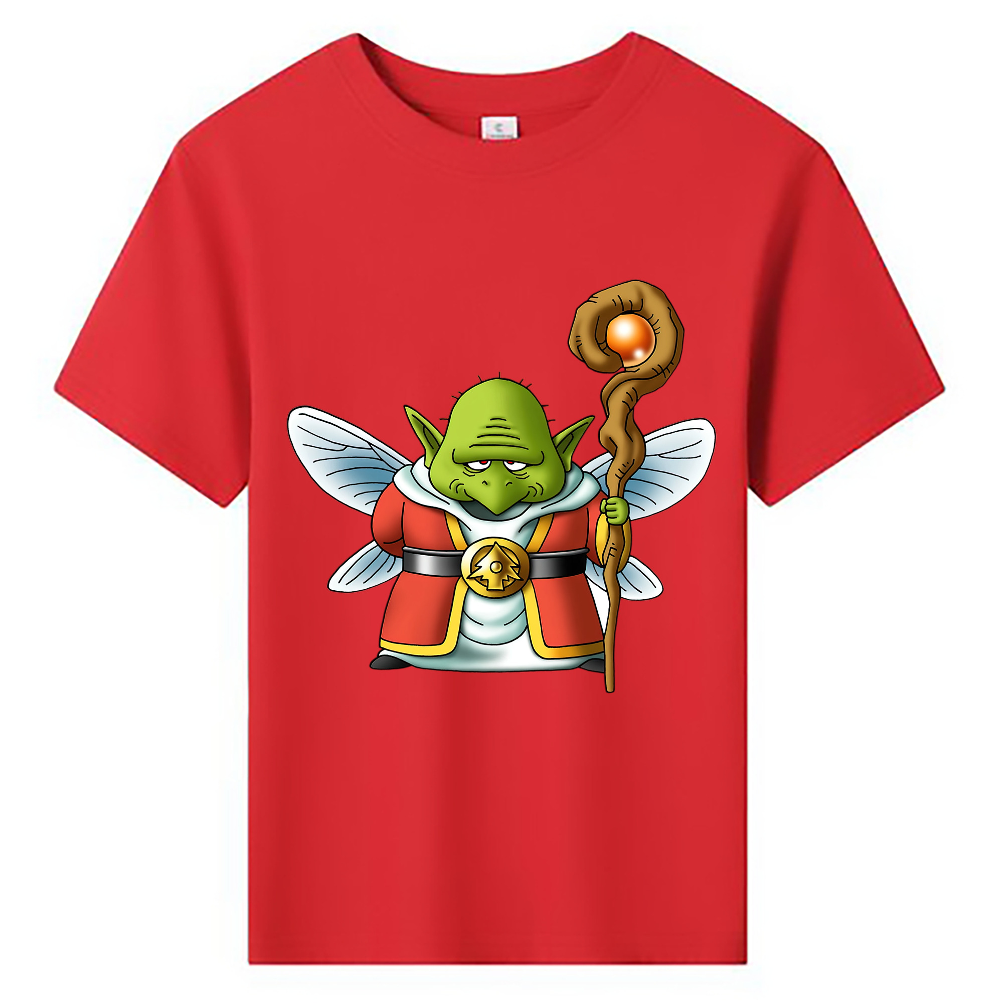 （画像用） ドラゴンクエスト Doragon Kuesuto Dragon Quest 綿100％キッズTシャツ（フロントプリント）