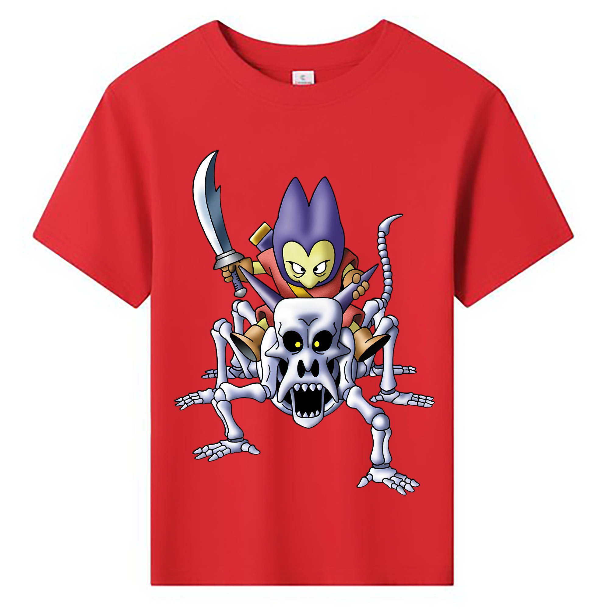 （画像用） ドラゴンクエスト Doragon Kuesuto Dragon Quest 綿100％キッズTシャツ（フロントプリント）