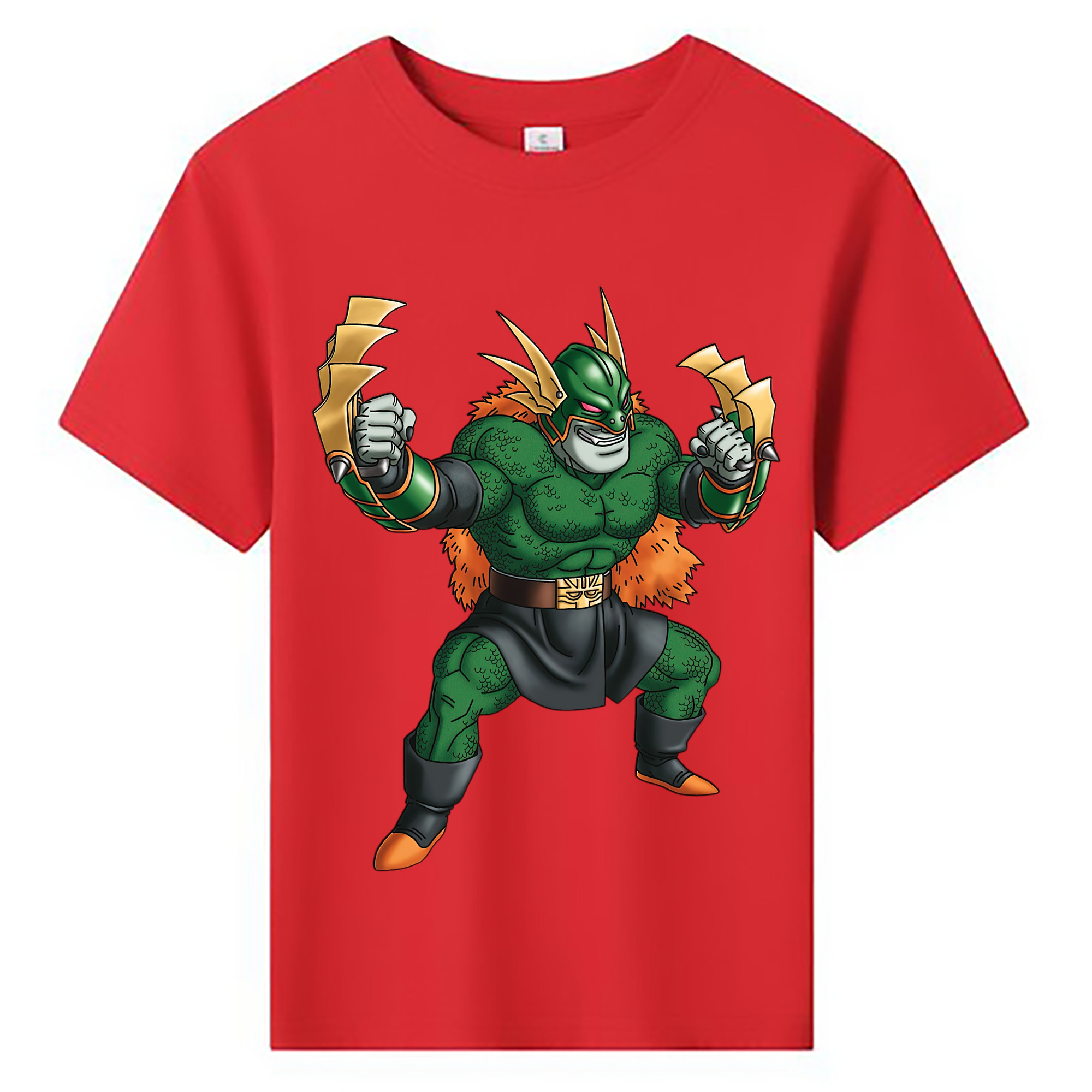 （画像用） ドラゴンクエスト Doragon Kuesuto Dragon Quest 綿100％キッズTシャツ（フロントプリント）